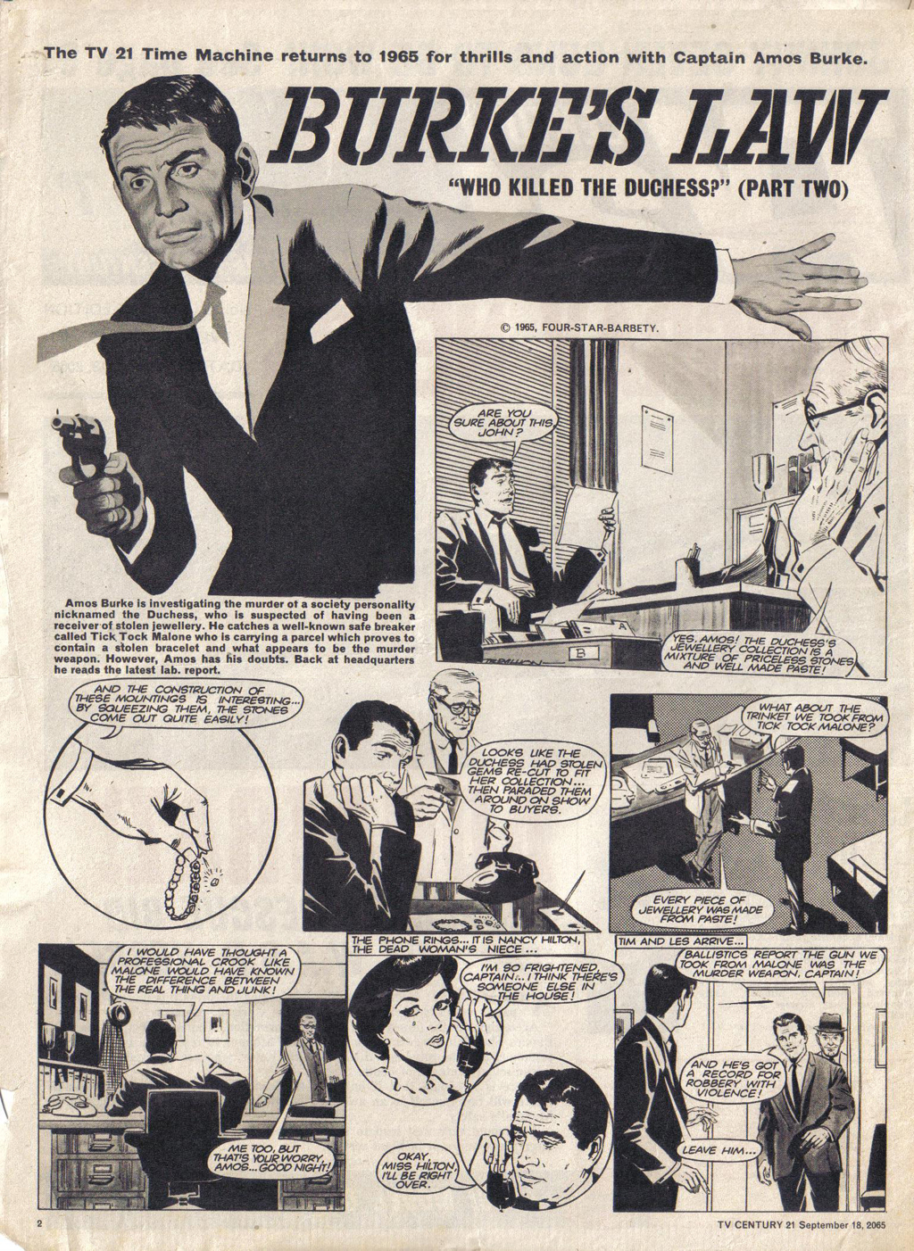Read online TV Century 21 (TV 21) comic -  Issue #35 - 2