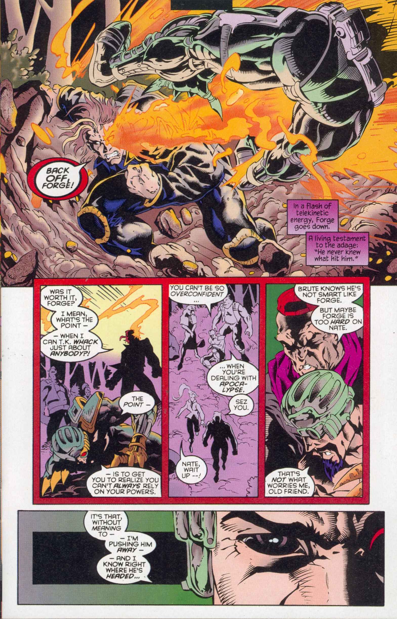 Read online X-Man comic -  Issue #2 - 7