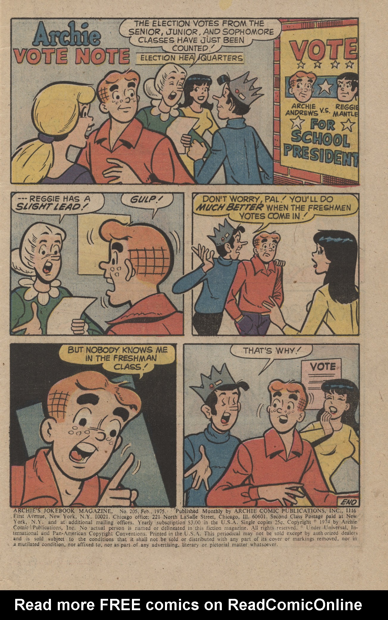 Read online Archie's Joke Book Magazine comic -  Issue #205 - 3