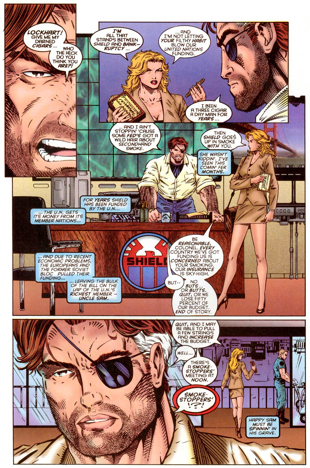 Read online Fury of S.H.I.E.L.D. comic -  Issue #1 - 9