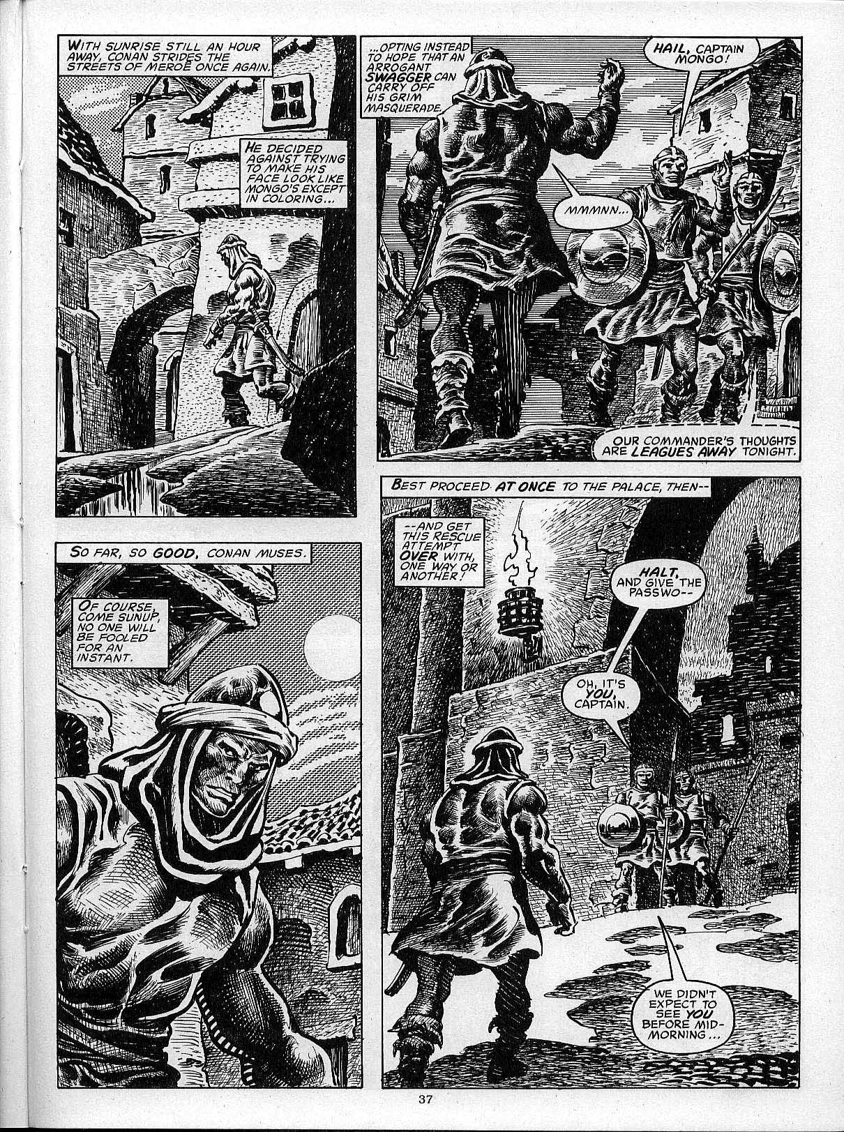 Read online The Savage Sword Of Conan comic -  Issue #203 - 39