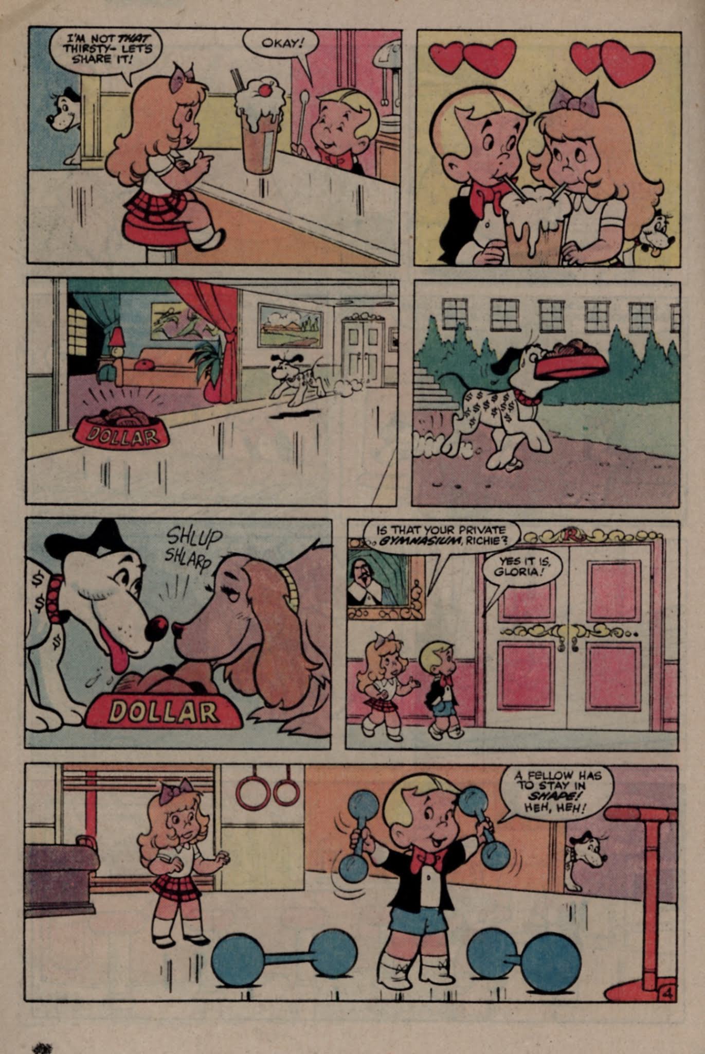Read online Richie Rich & Dollar the Dog comic -  Issue #24 - 24