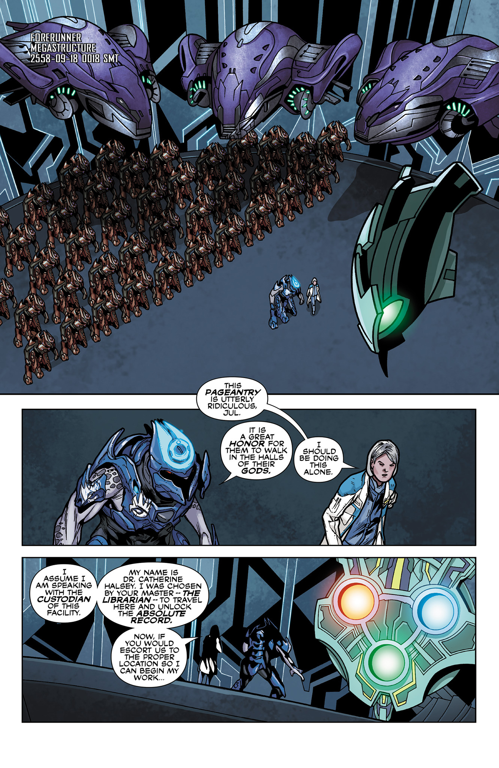 Read online Halo: Escalation comic -  Issue #21 - 10