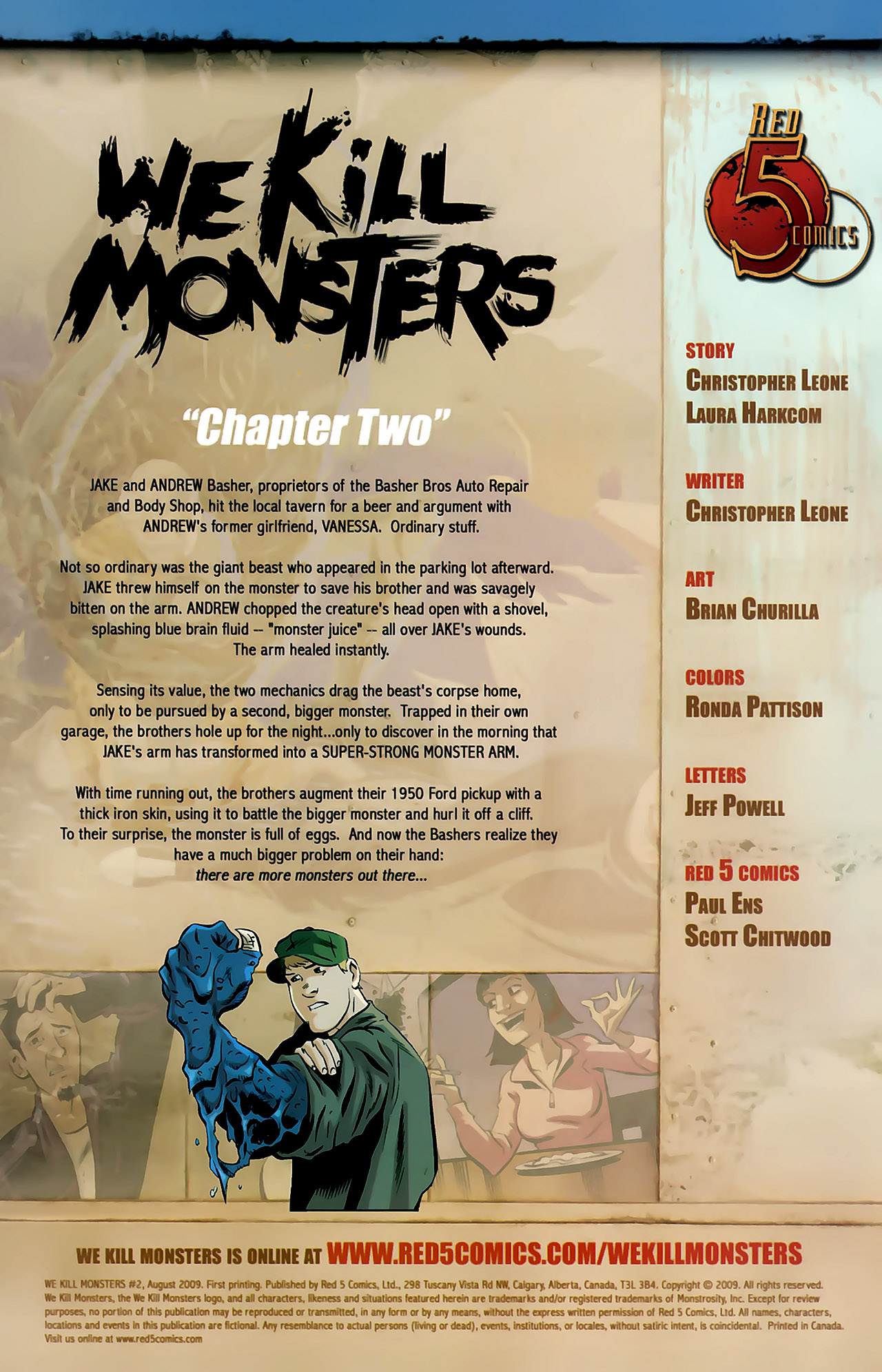 Read online We Kill Monsters comic -  Issue #2 - 1