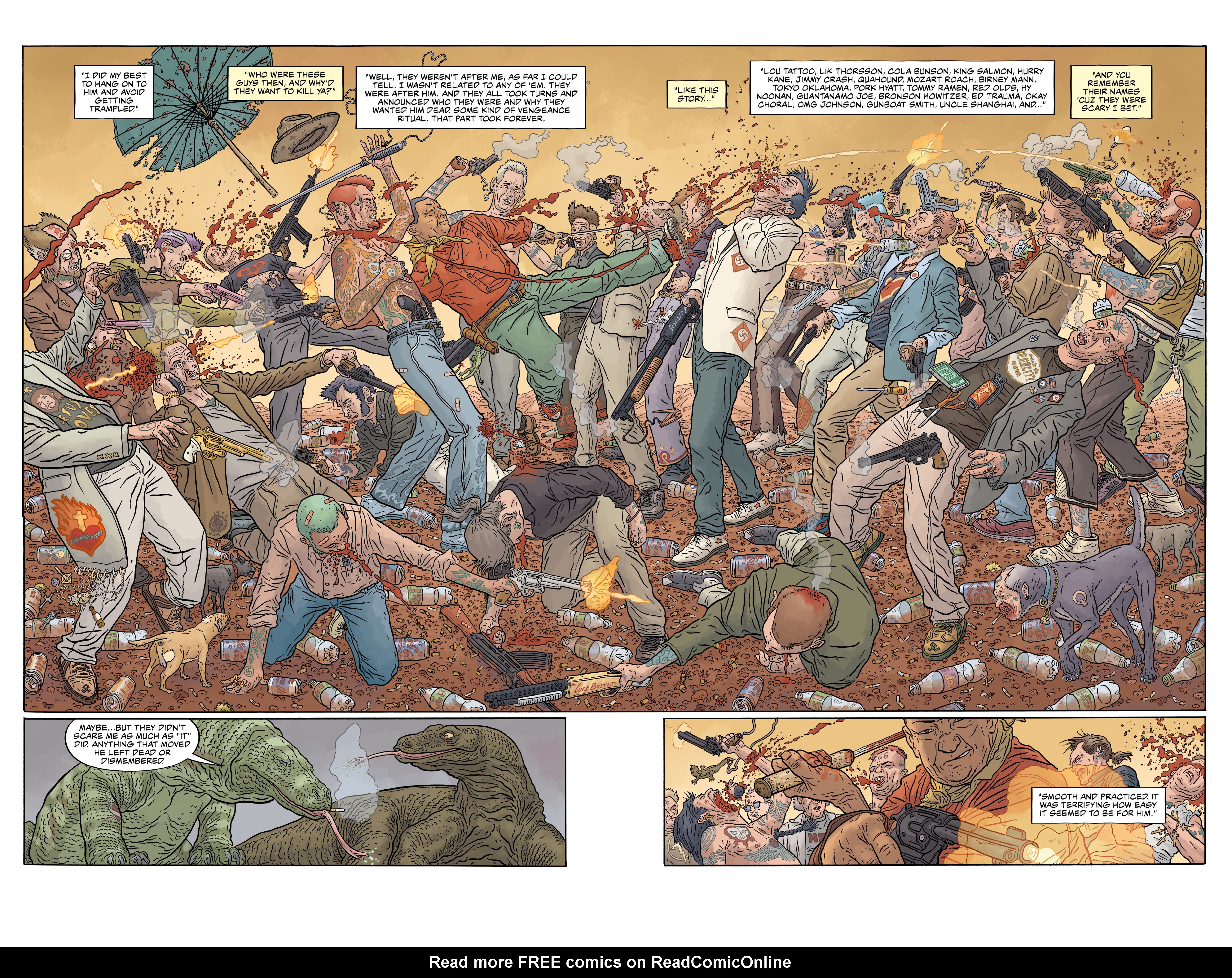 Read online Shaolin Cowboy: Cruel to Be Kin comic -  Issue #4 - 8