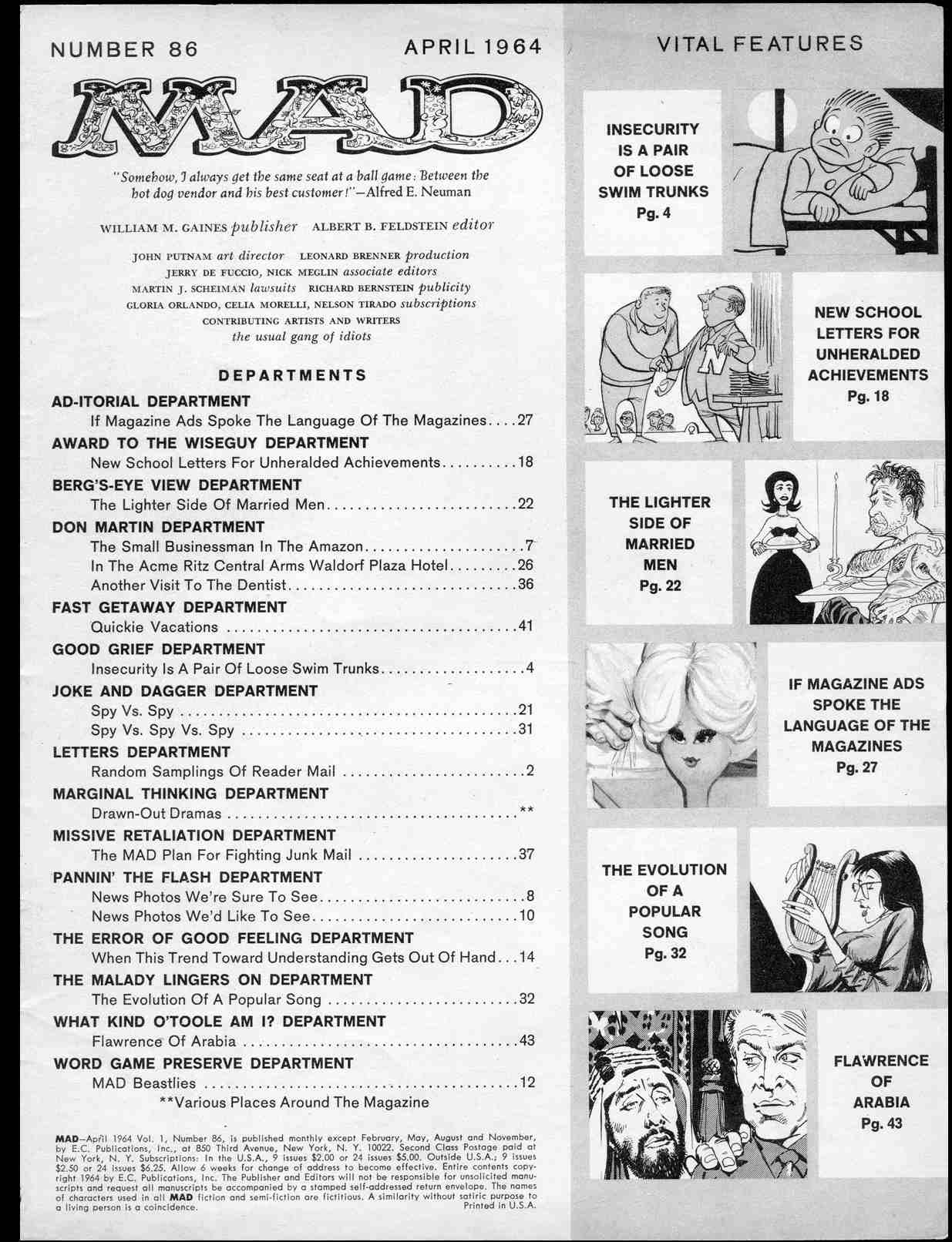Read online MAD comic -  Issue #86 - 3