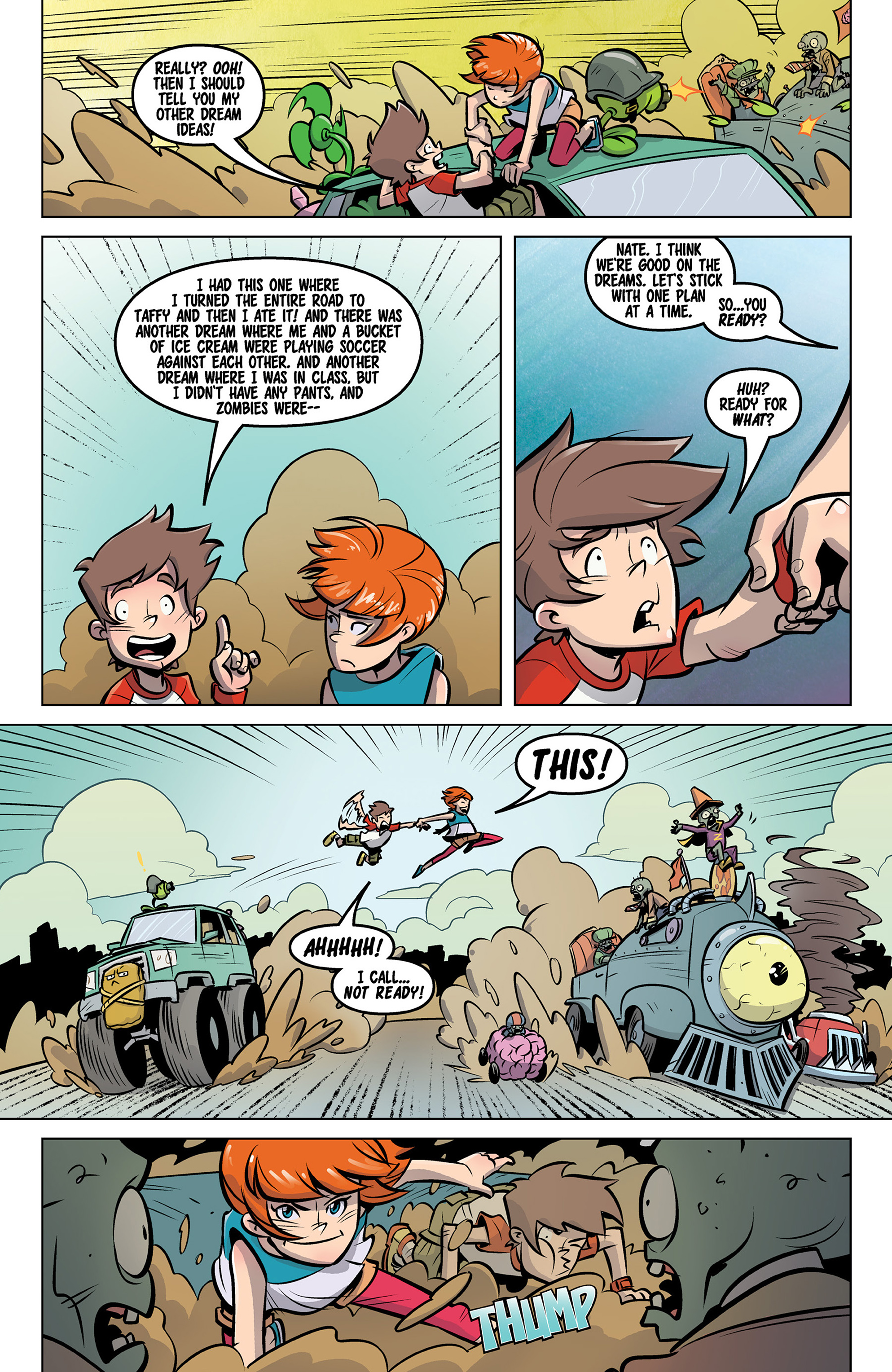 Read online Plants vs. Zombies: Petal to the Metal comic -  Issue #8 - 17