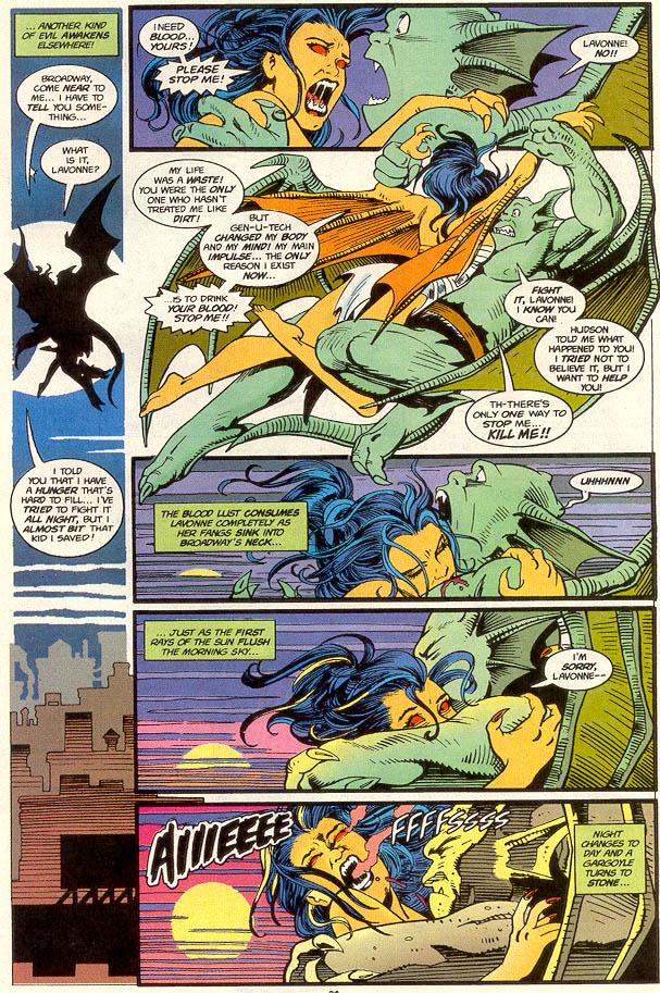 Read online Gargoyles (1995) comic -  Issue #4 - Blood From A Stone - 19