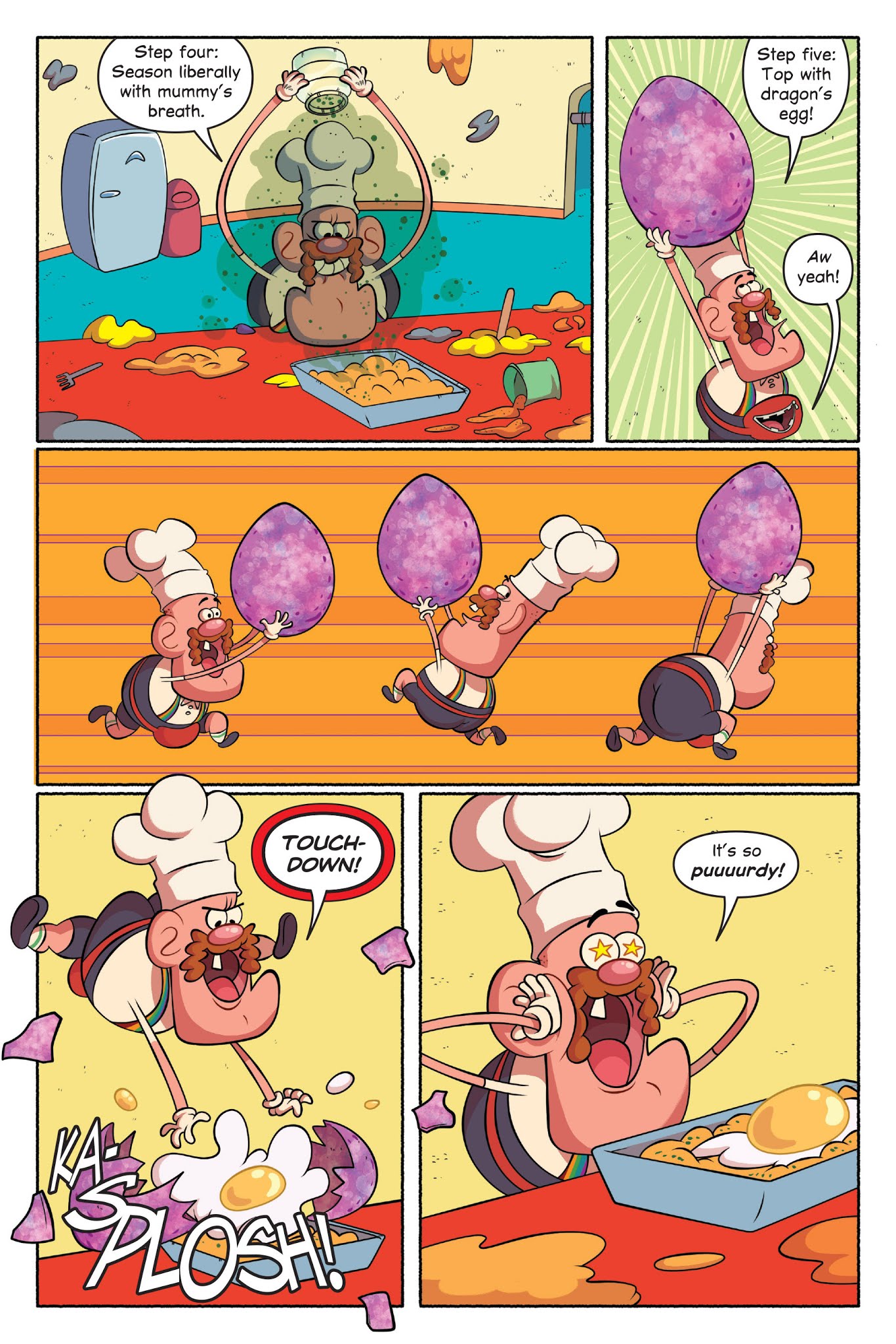 Read online Uncle Grandpa and the Time Casserole comic -  Issue # TPB - 132