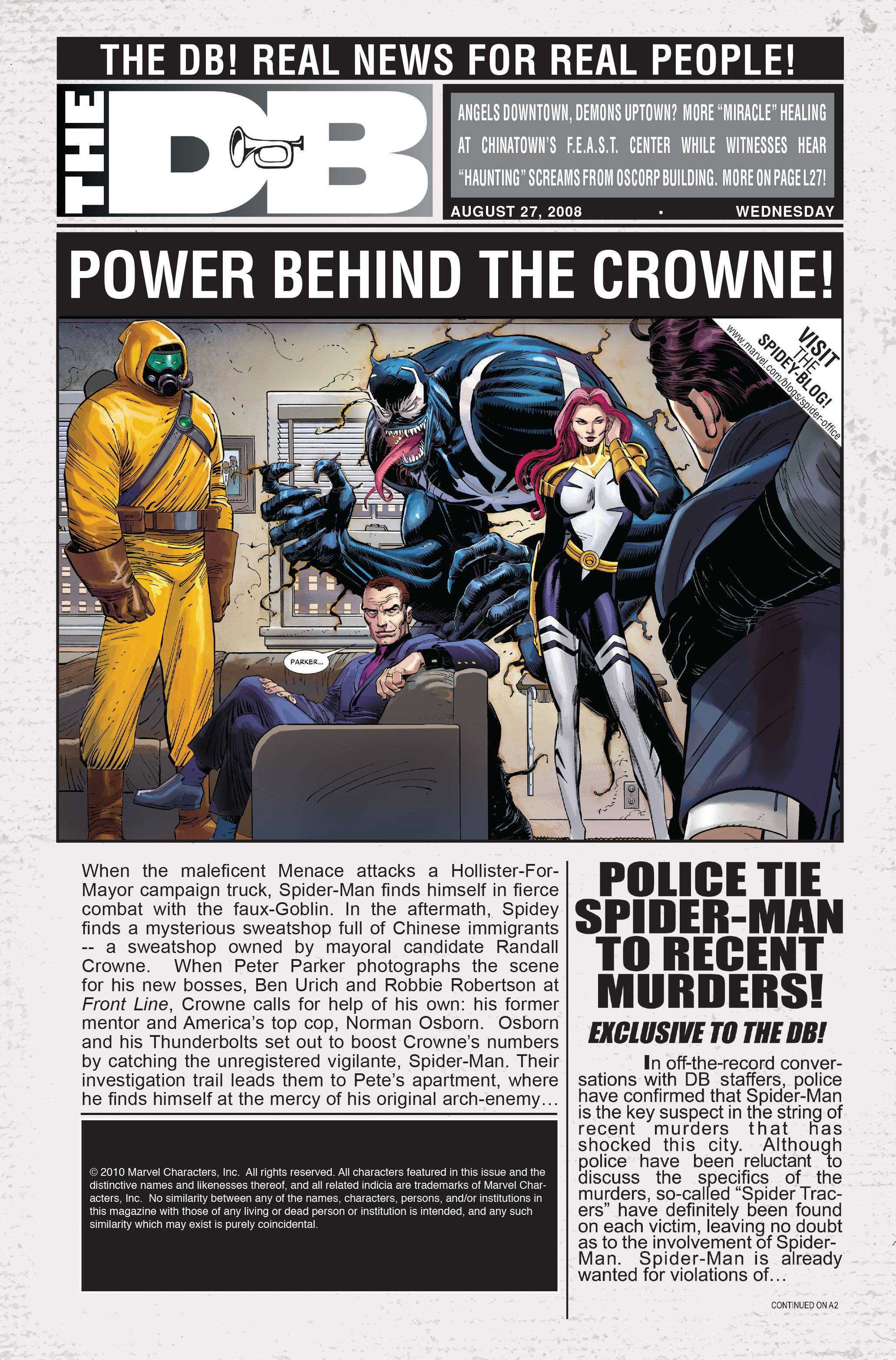 Read online The Amazing Spider-Man (1963) comic -  Issue #569 - 2