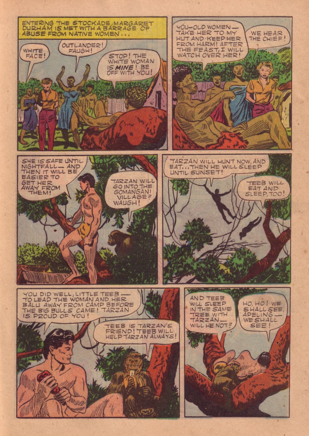 Read online Tarzan (1948) comic -  Issue #27 - 21