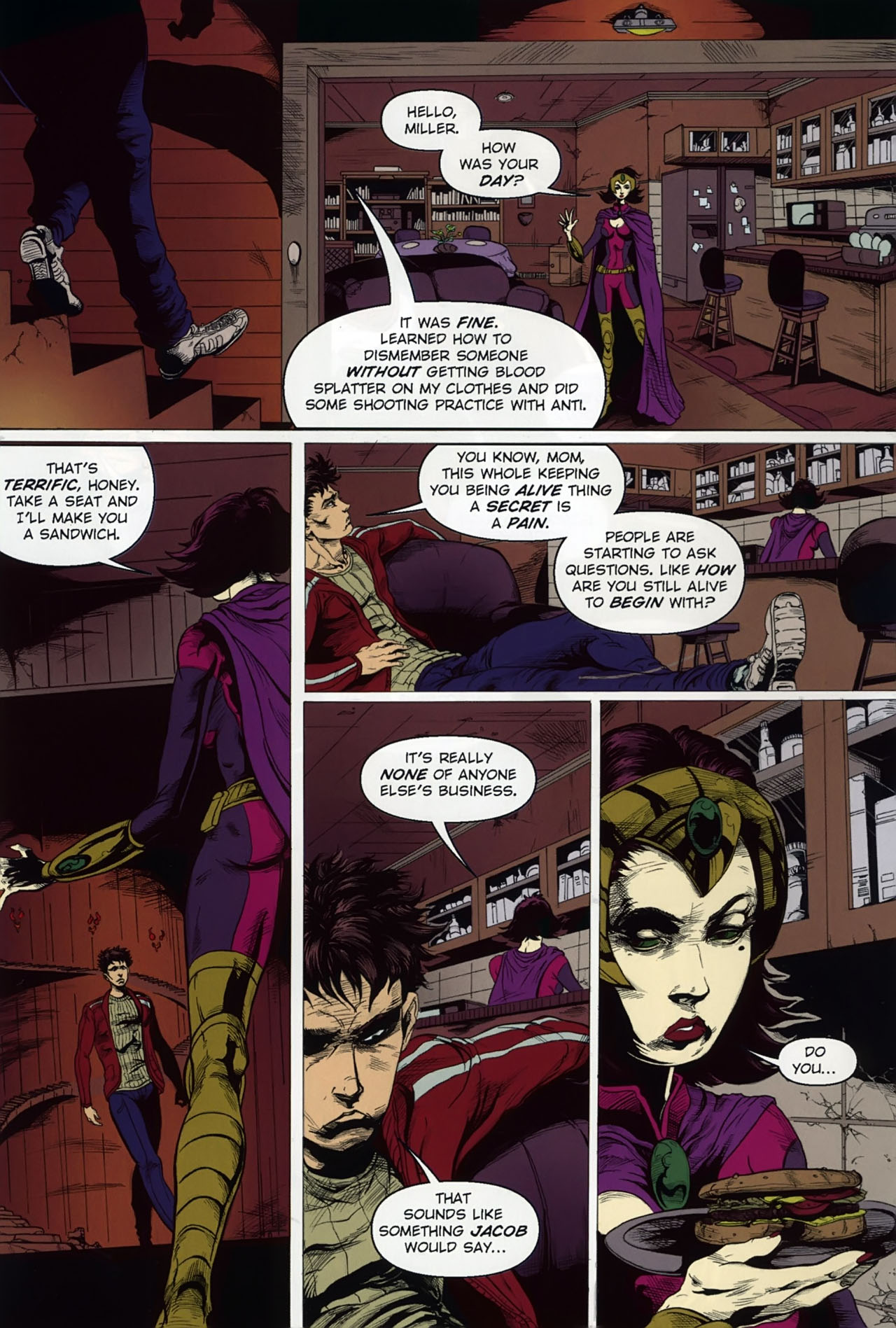 Read online Necessary Evil comic -  Issue #9 - 10