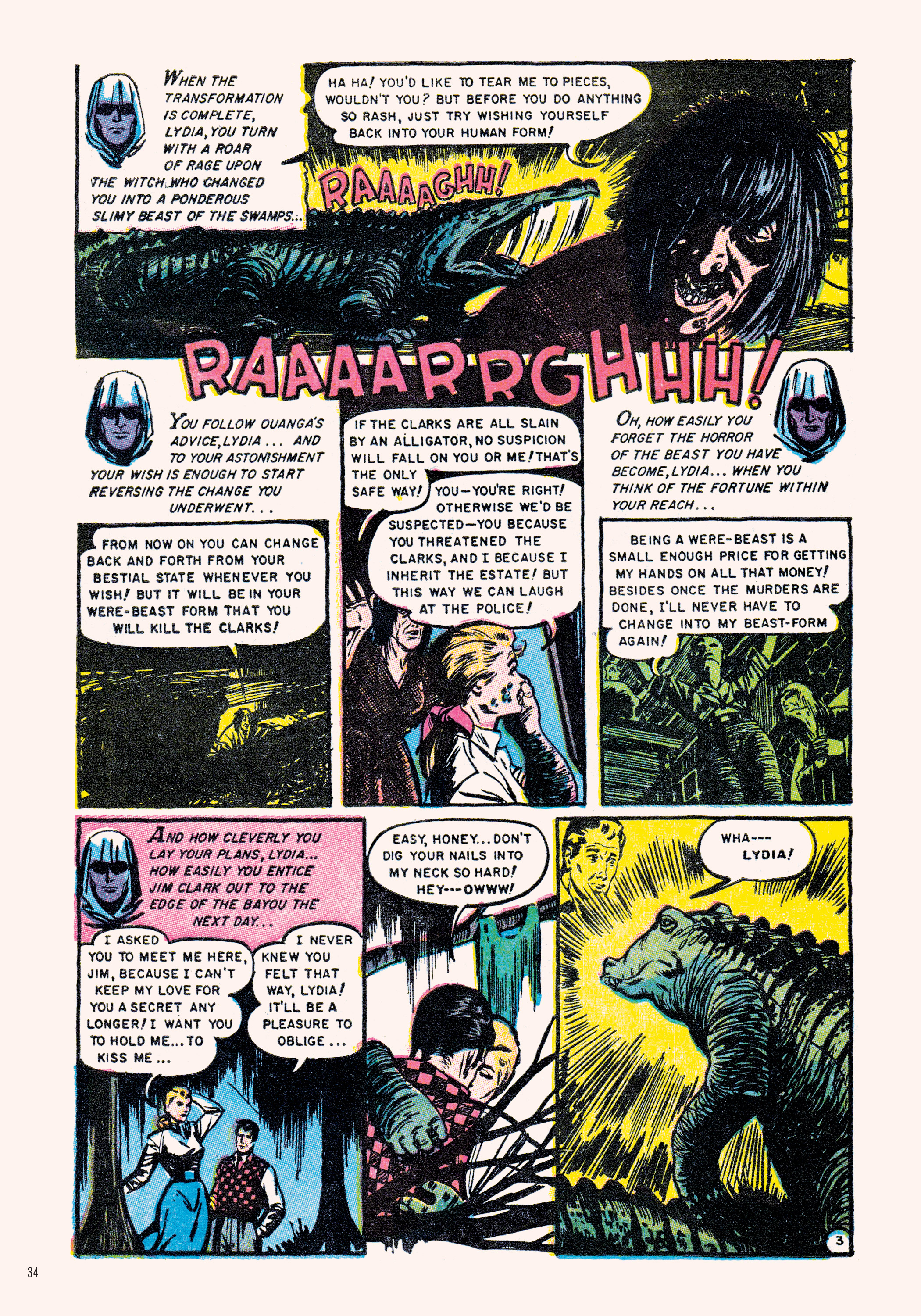 Read online Classic Monsters of Pre-Code Horror Comics: Swamp Monsters comic -  Issue # TPB - 34