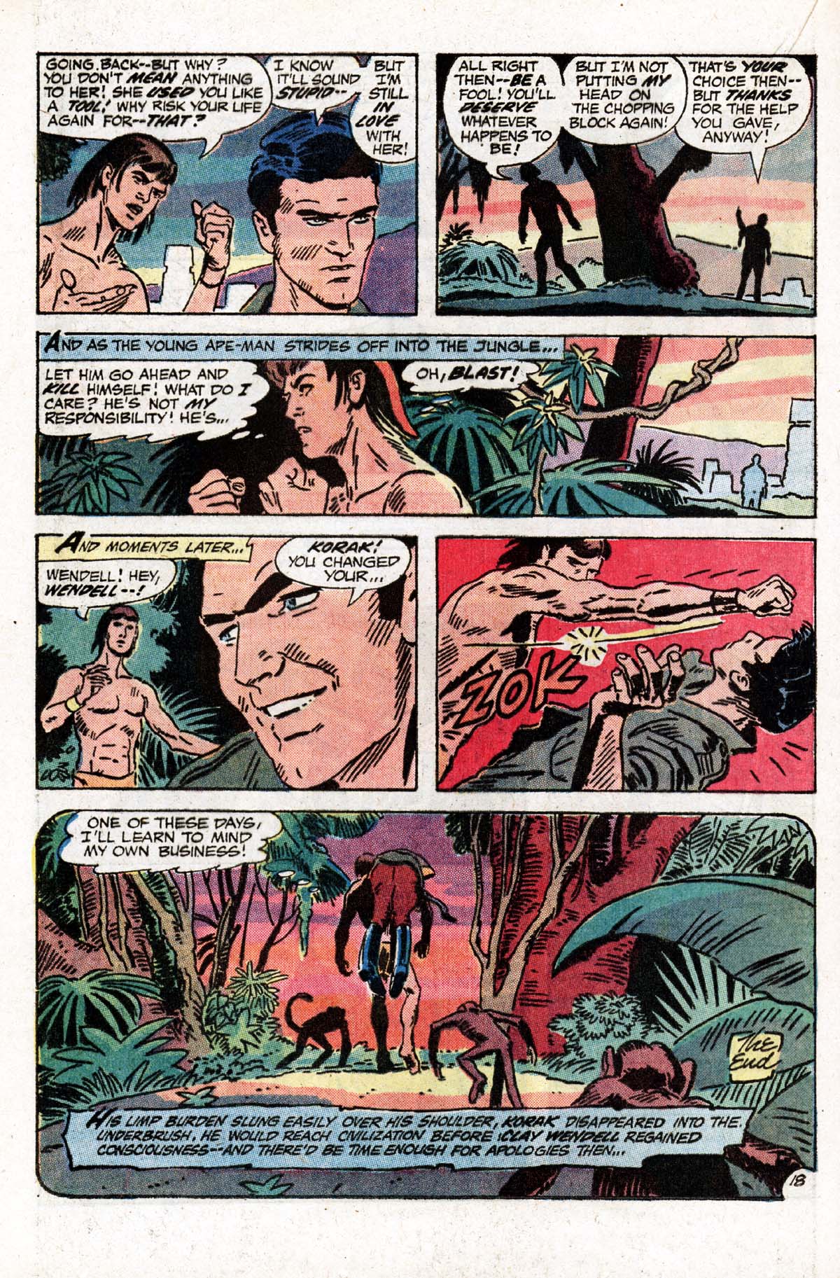 Read online Korak, Son of Tarzan (1972) comic -  Issue #46 - 21
