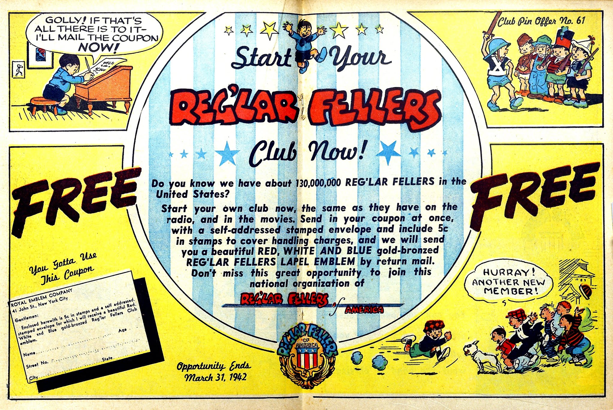Read online Reg'lar Fellers Heroic Comics comic -  Issue #11 - 71