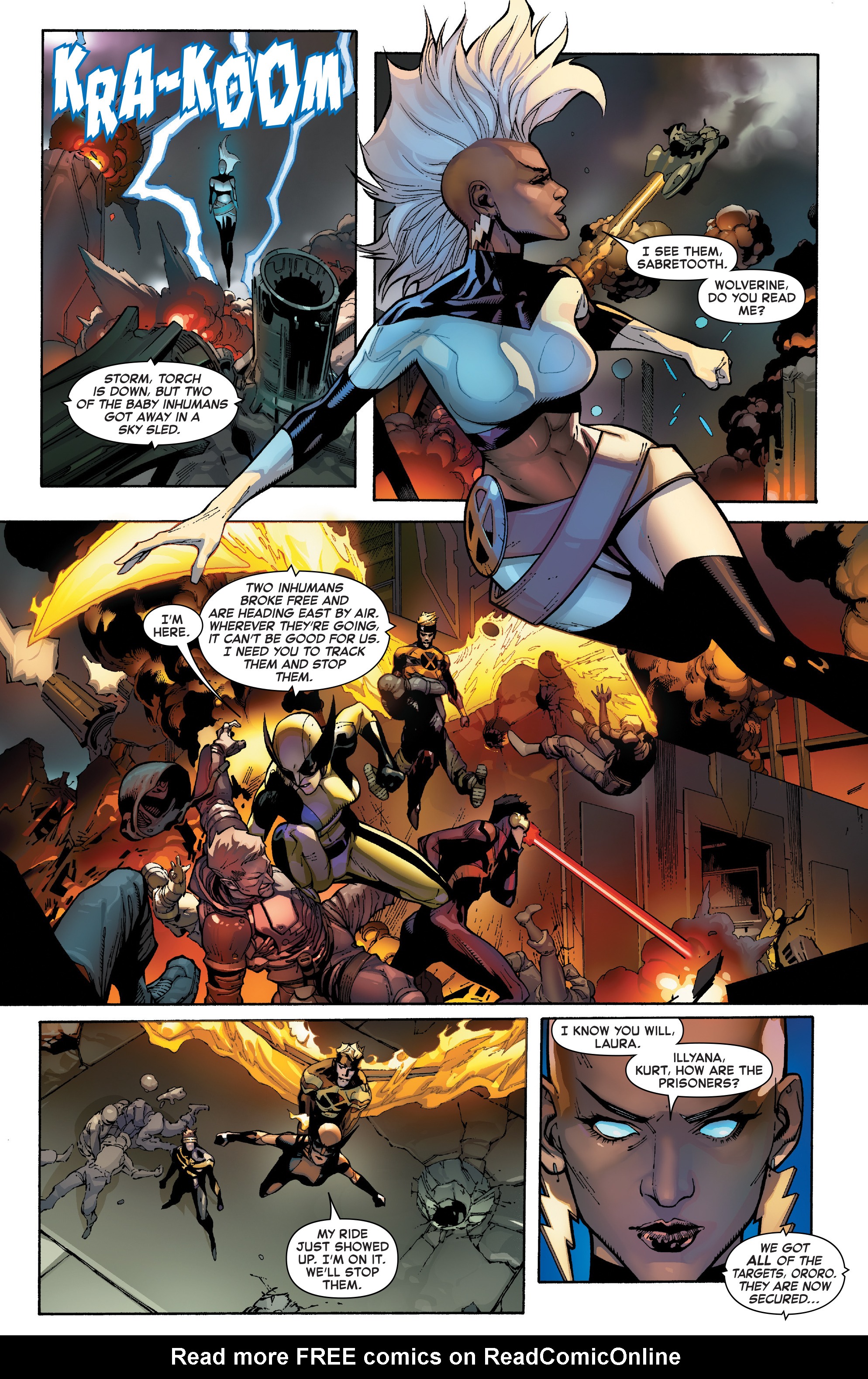 Read online Inhumans Vs. X-Men comic -  Issue #2 - 17