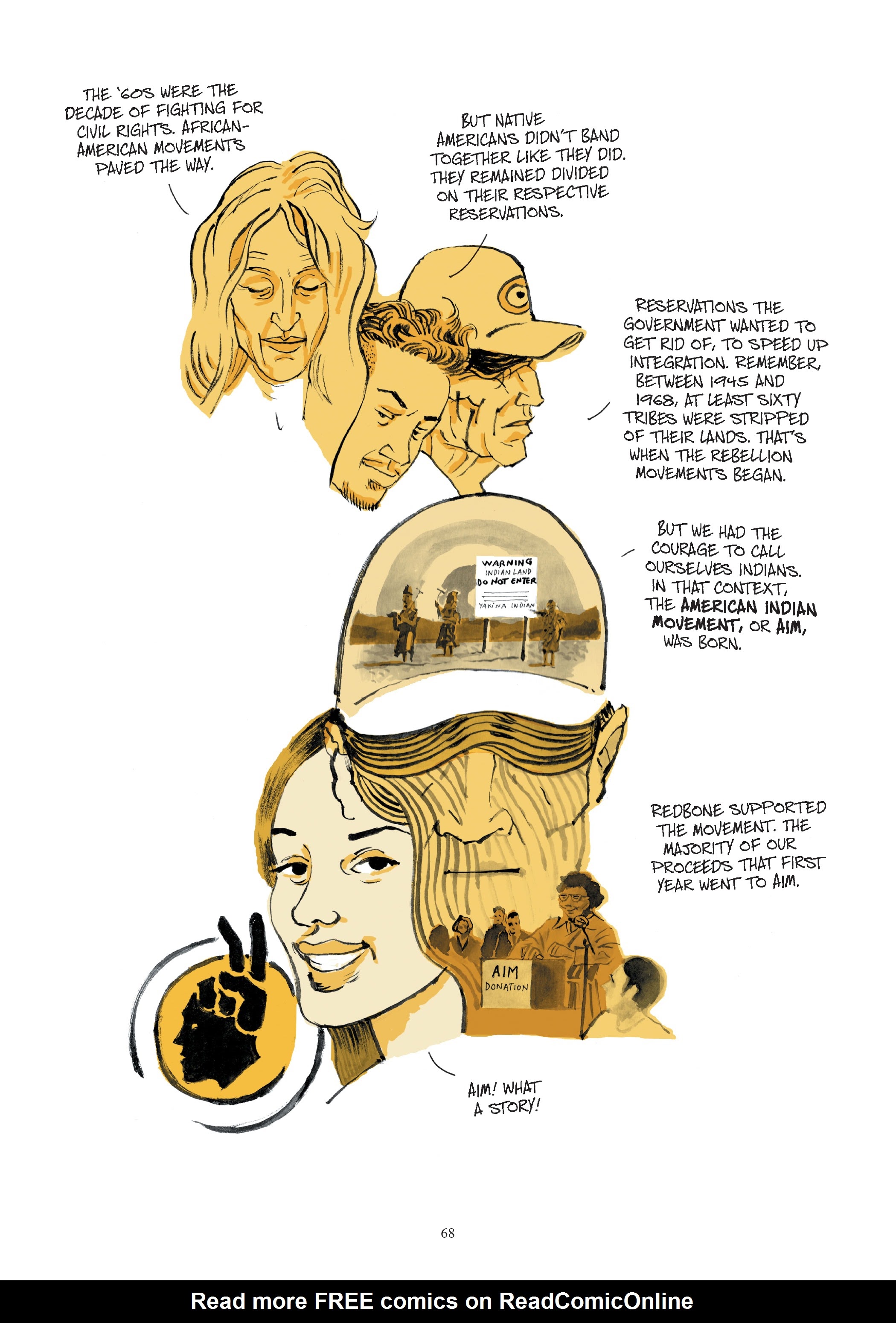 Read online Redbone: The True Story of A Native American Rock Band comic -  Issue # TPB - 57