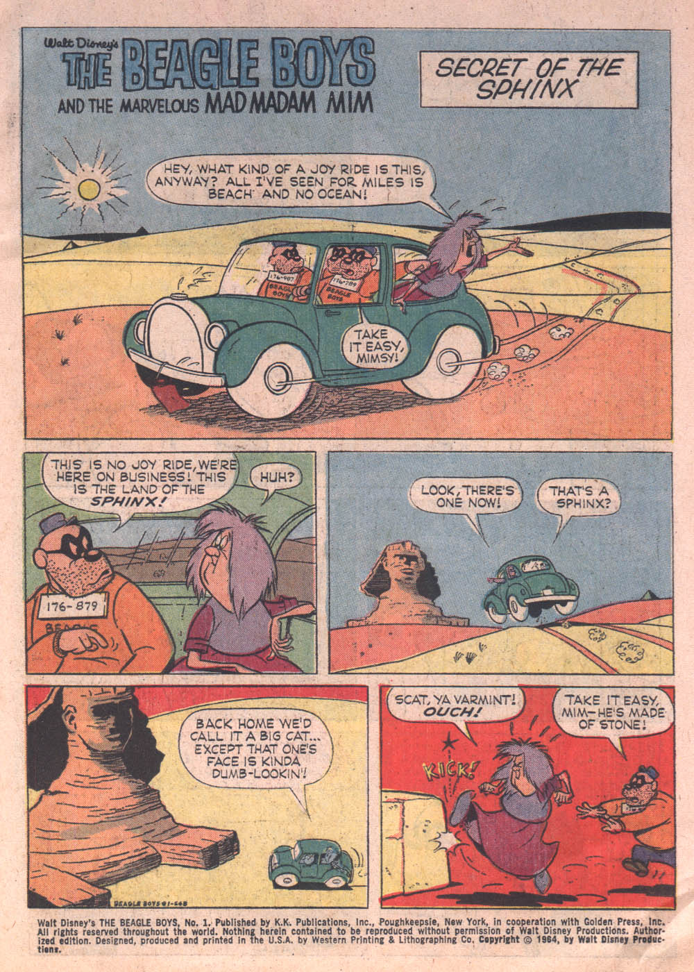 Read online Walt Disney THE BEAGLE BOYS comic -  Issue #1 - 3