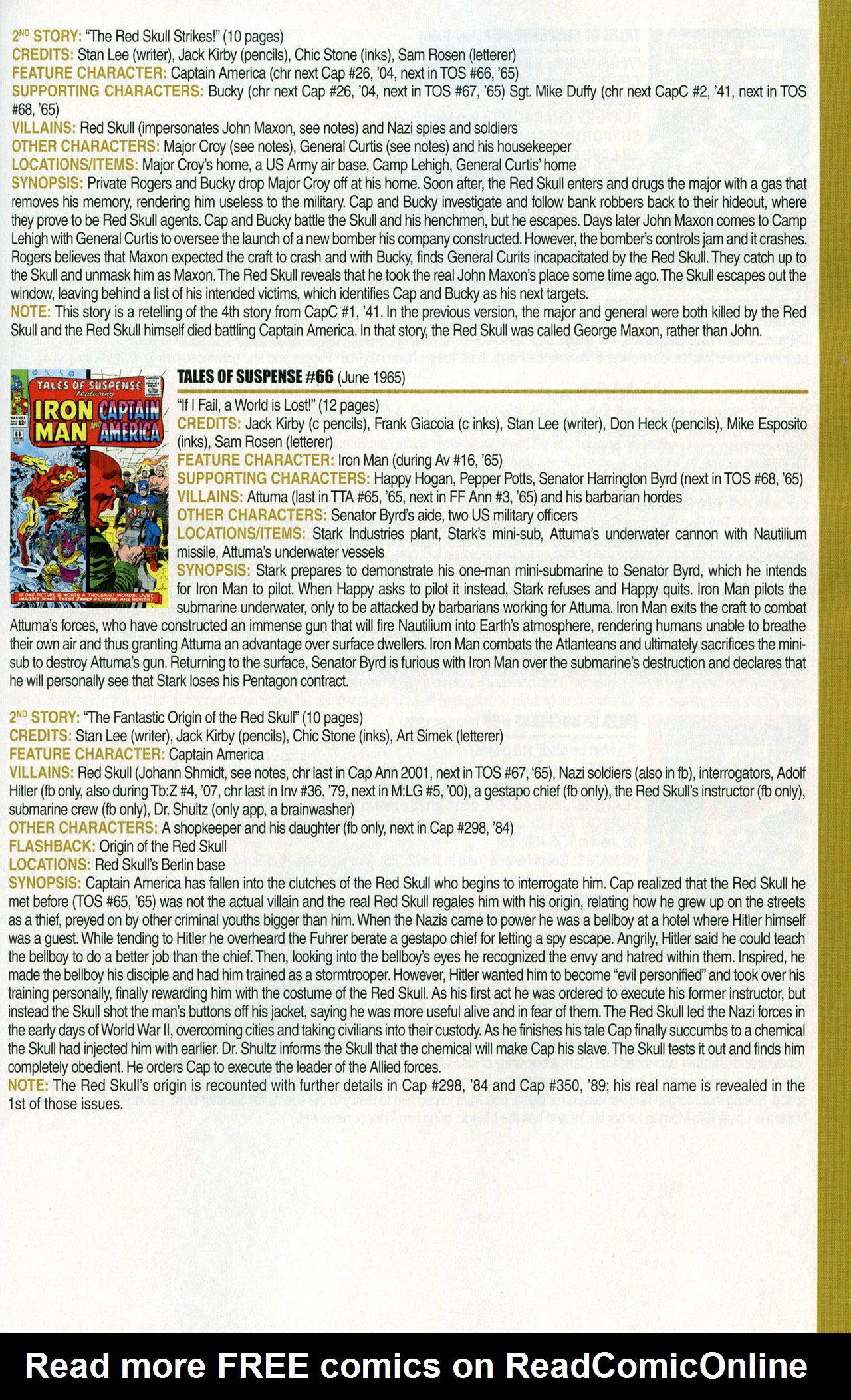 Read online Official Index to the Marvel Universe comic -  Issue #1 - 41