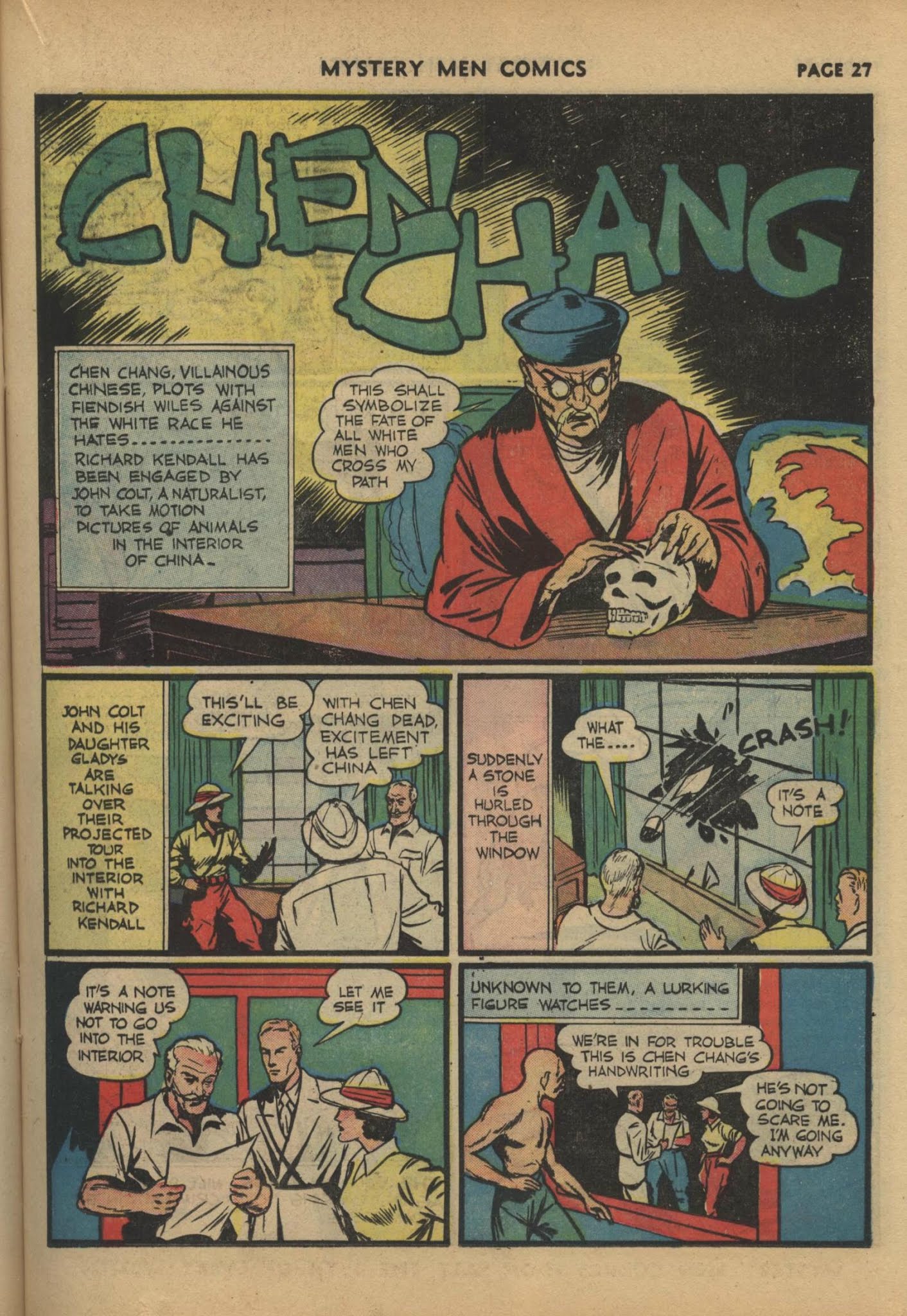 Read online Mystery Men Comics comic -  Issue #17 - 29