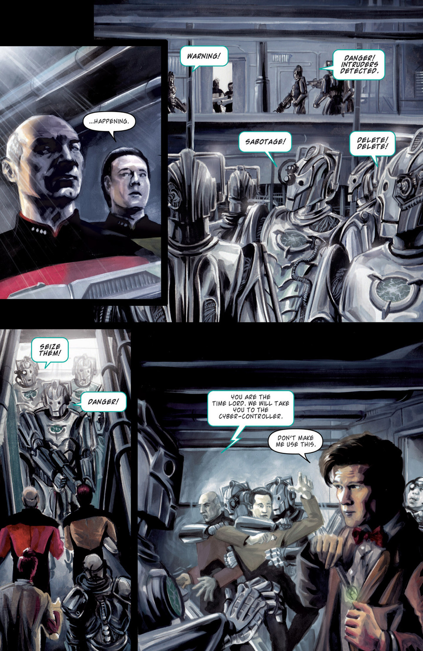 Read online Star Trek: The Next Generation/Doctor Who: Assimilation² comic -  Issue #8 - 7