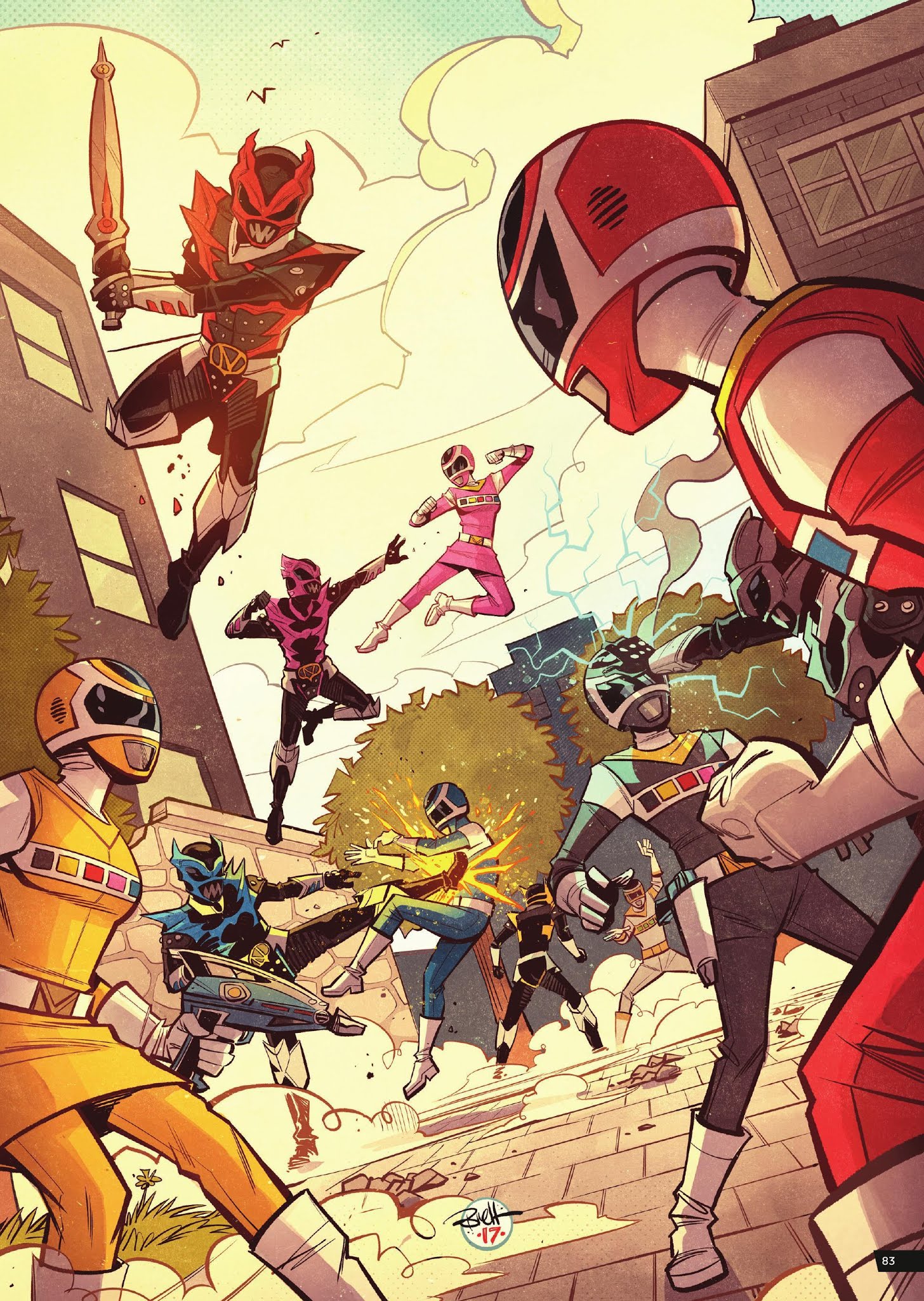 Read online Saban's Power Rangers Artist Tribute comic -  Issue # TPB - 78
