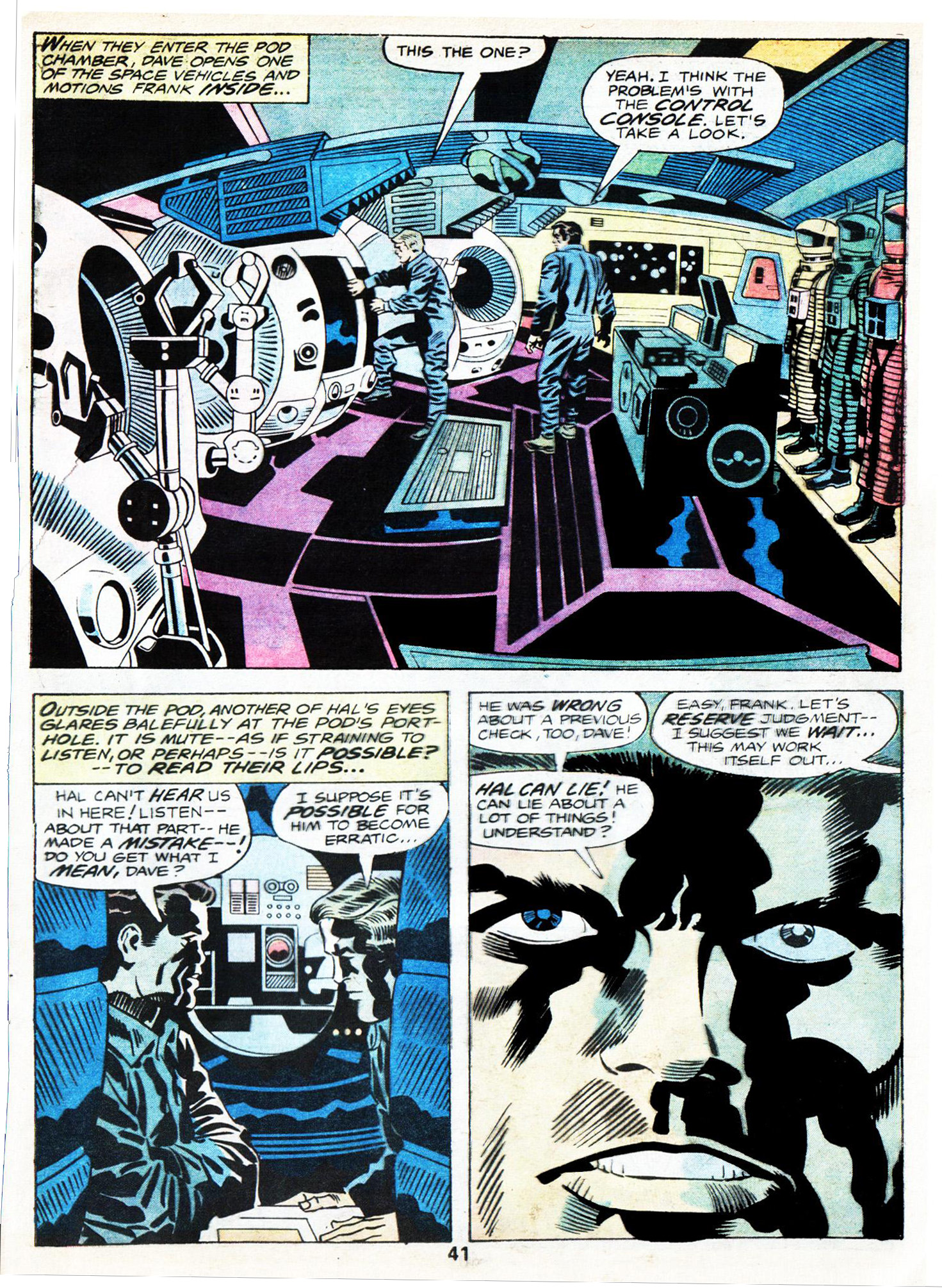 Read online 2001: A Space Odyssey [Marvel Treasury Special] comic -  Issue #2001: A Space Odyssey [Marvel Treasury Special] Full - 39