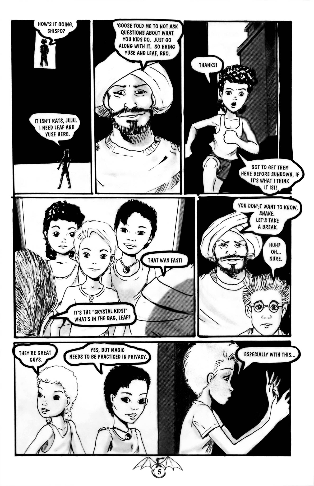 Read online Dragons in the Moon comic -  Issue #3 - 7