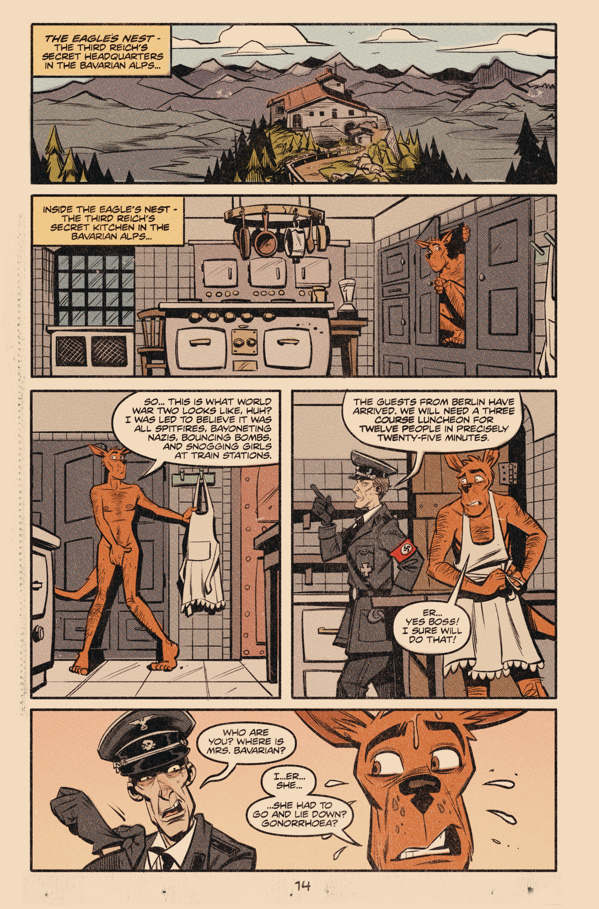 Read online Tank Girl: World War Tank Girl comic -  Issue #1 - 15