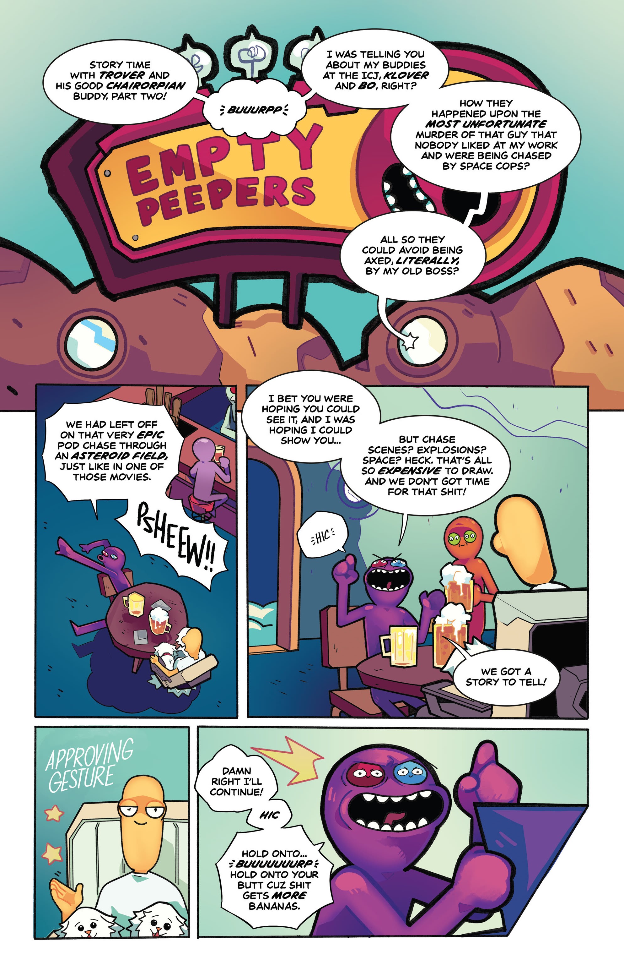 Read online Trover Saves The Universe comic -  Issue #2 - 3