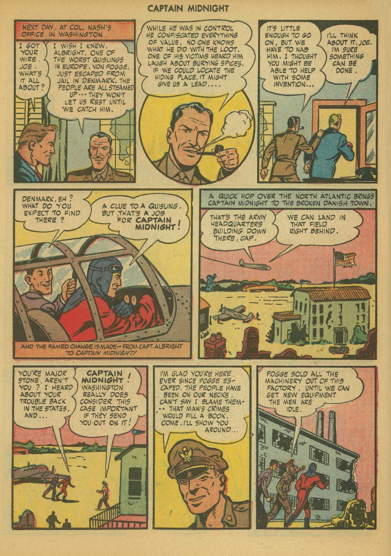 Read online Captain Midnight (1942) comic -  Issue #46 - 18