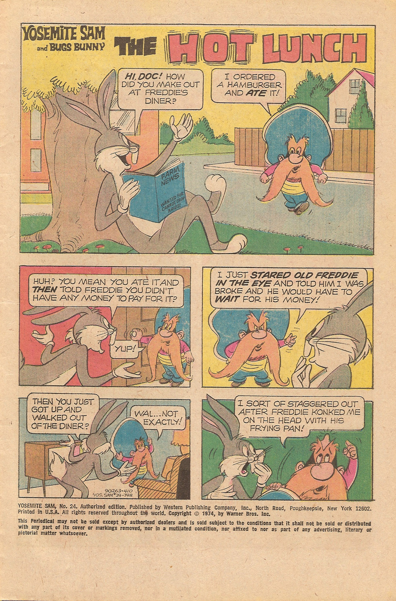 Read online Yosemite Sam and Bugs Bunny comic -  Issue #24 - 3