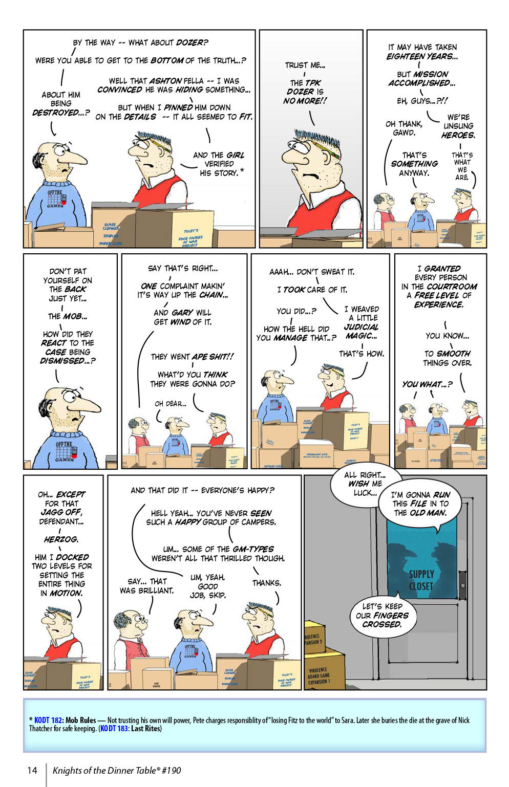 Read online Knights of the Dinner Table comic -  Issue #190 - 16