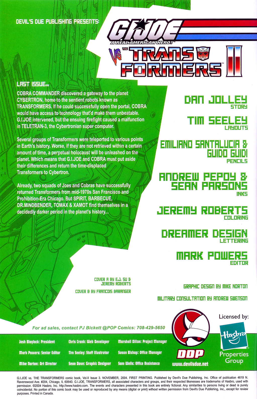 Read online G.I. Joe vs. The Transformers II comic -  Issue #3 - 3