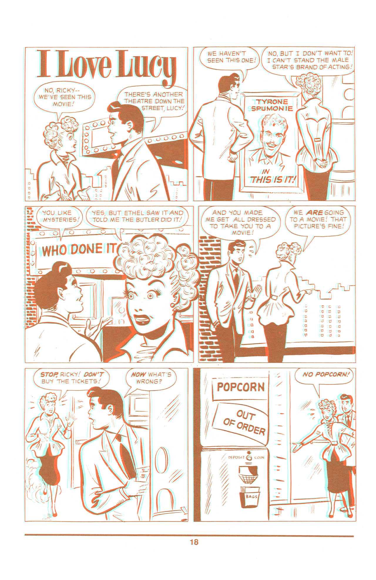 Read online I Love Lucy in 3-D comic -  Issue # Full - 20