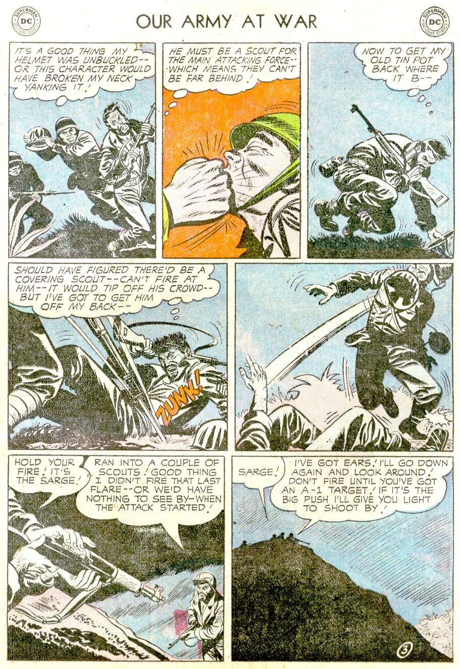 Read online Our Army at War (1952) comic -  Issue #41 - 24