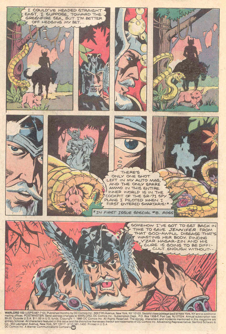 Read online Warlord (1976) comic -  Issue #102 - 2