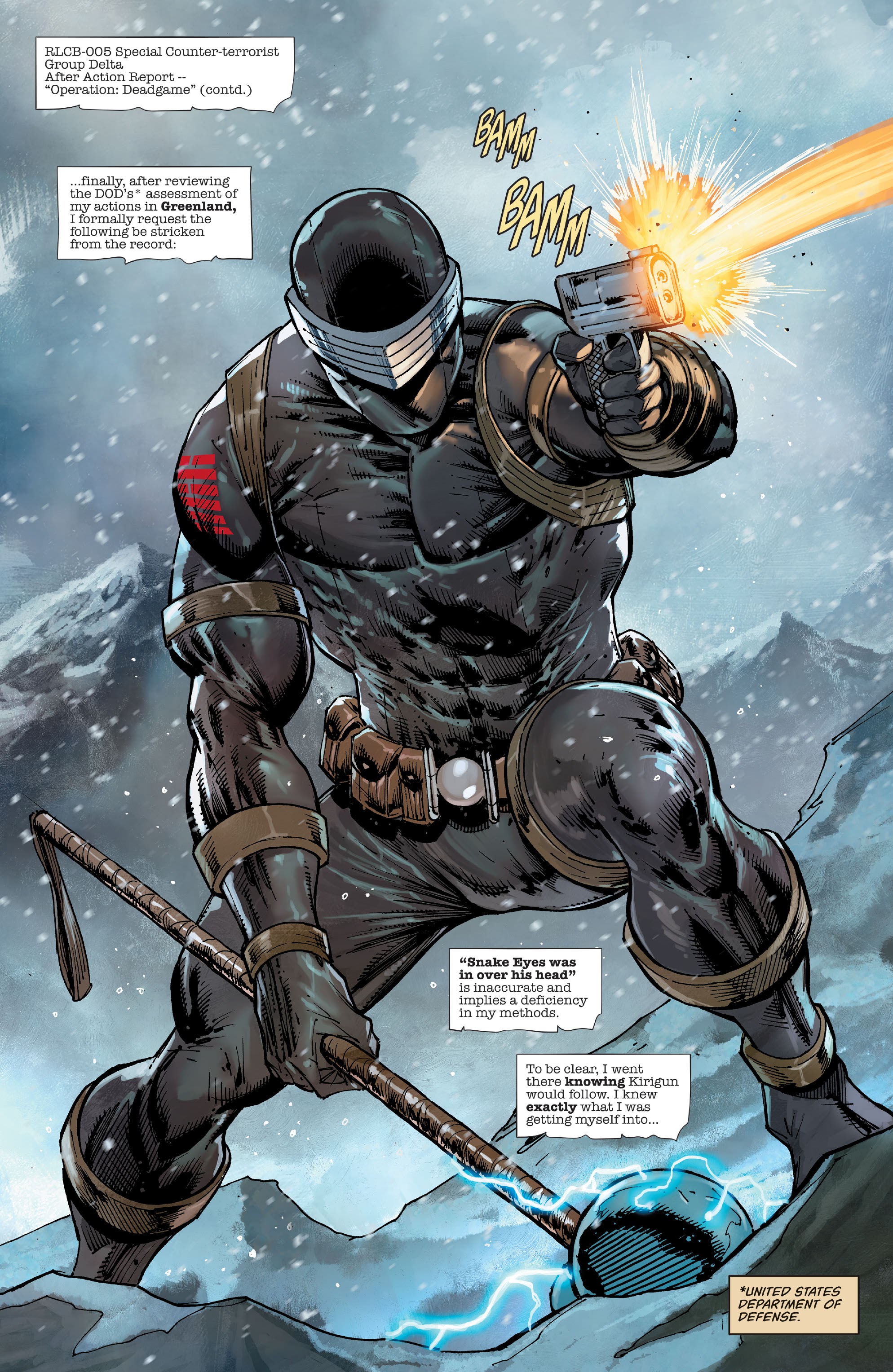 Read online Snake Eyes: Deadgame comic -  Issue #5 - 3