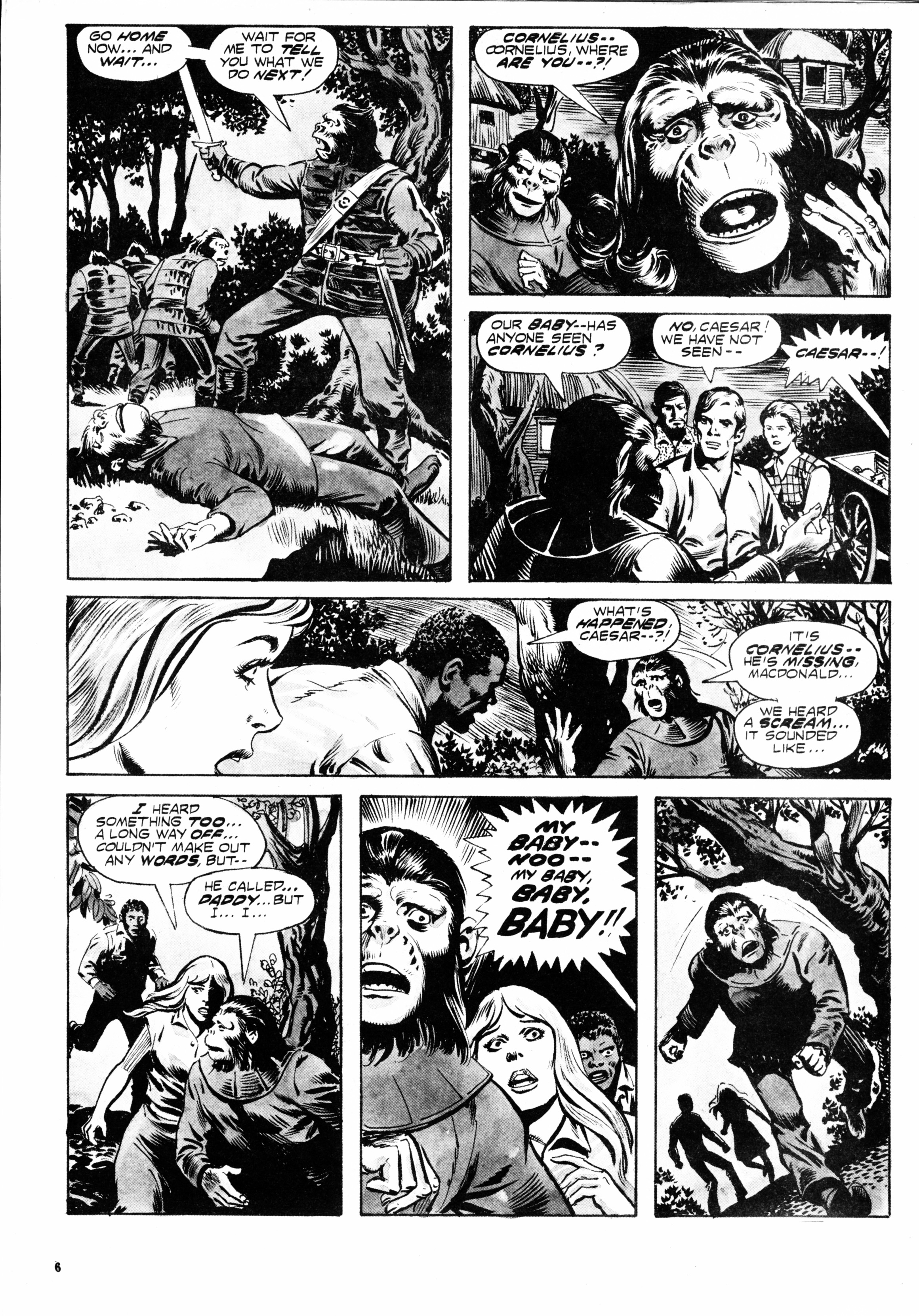 Read online Planet of the Apes (1974) comic -  Issue #119 - 6