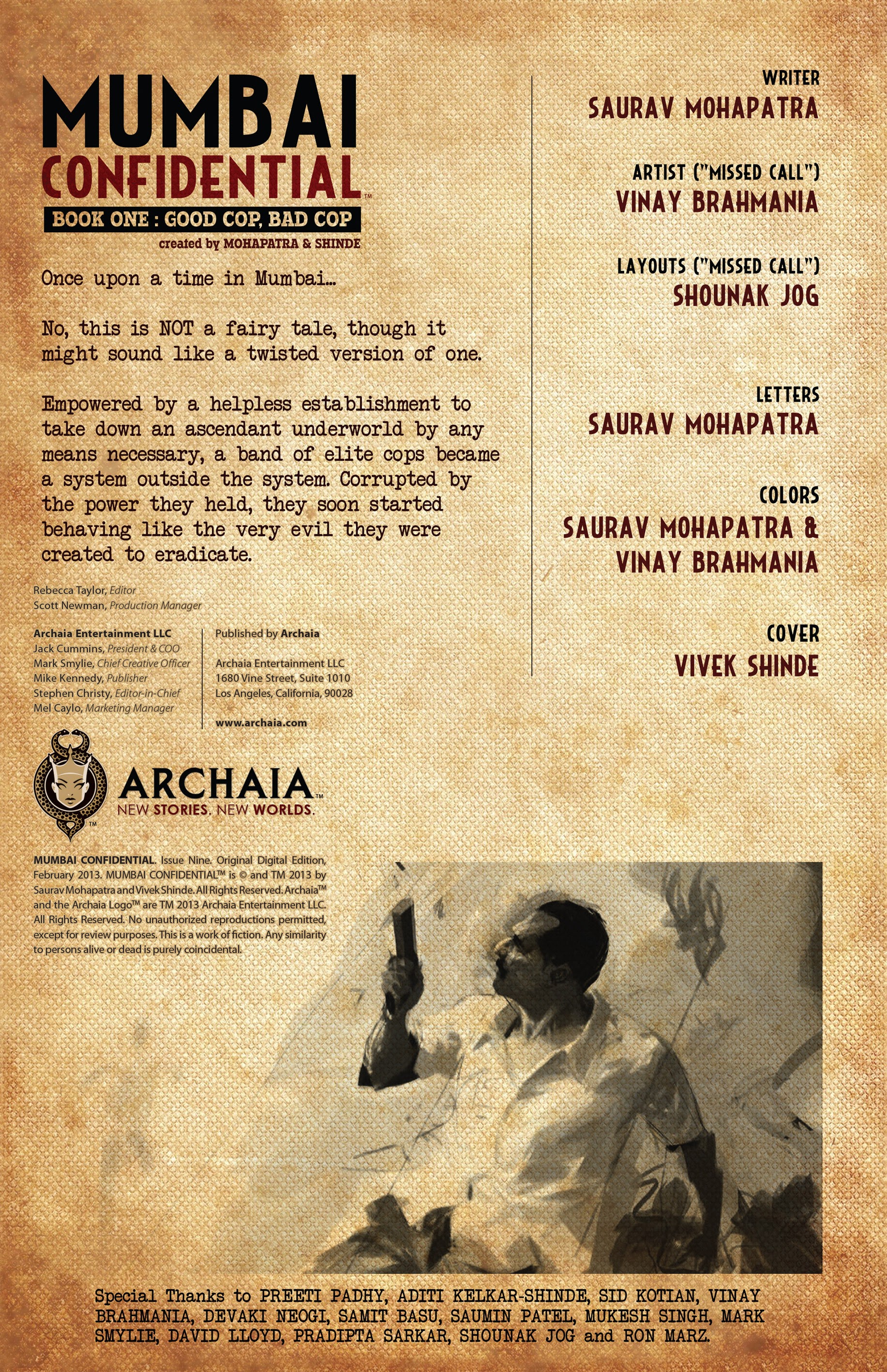 Read online Mumbai Confidential comic -  Issue #9 - 2