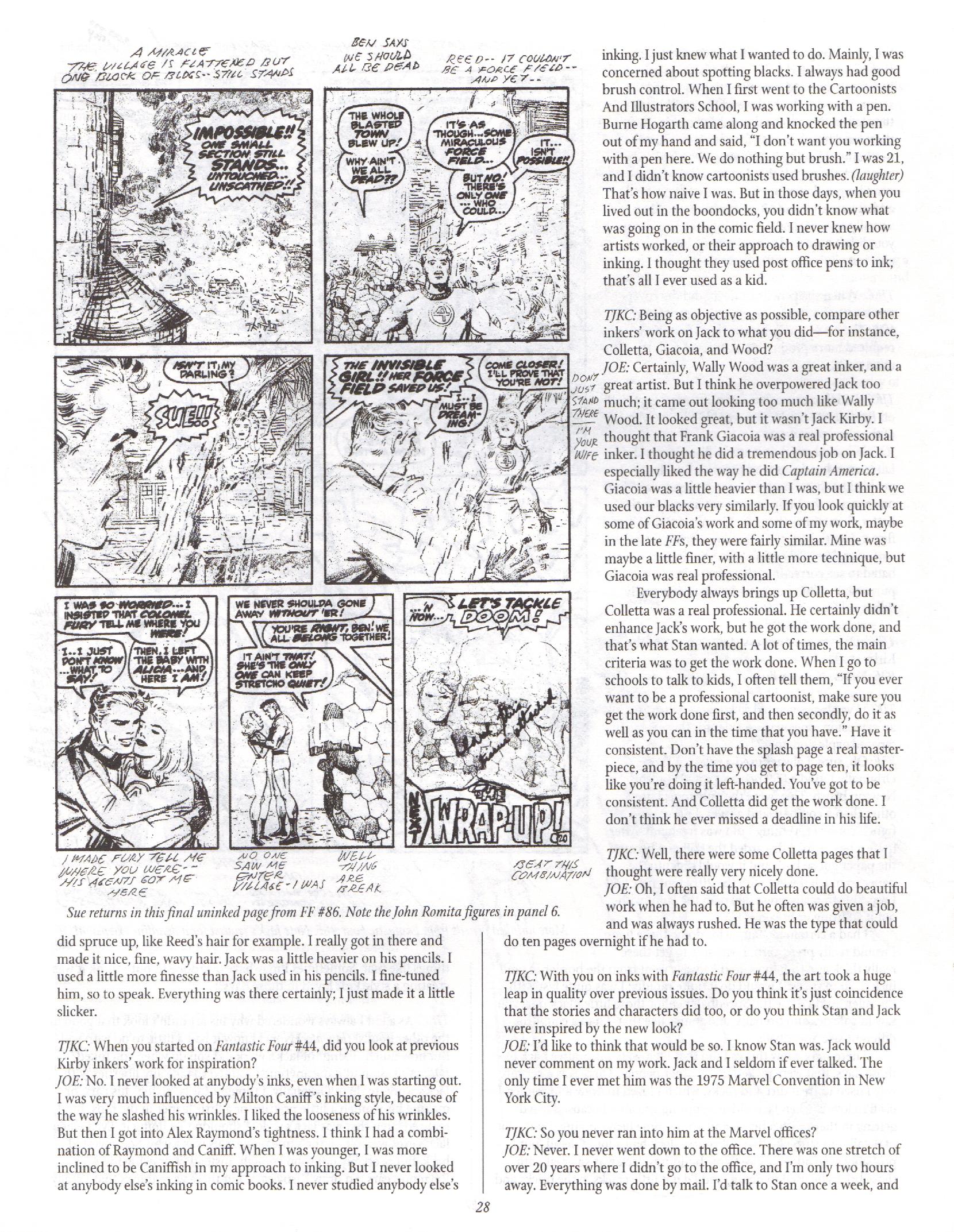 Read online The Jack Kirby Collector comic -  Issue #9 - 27