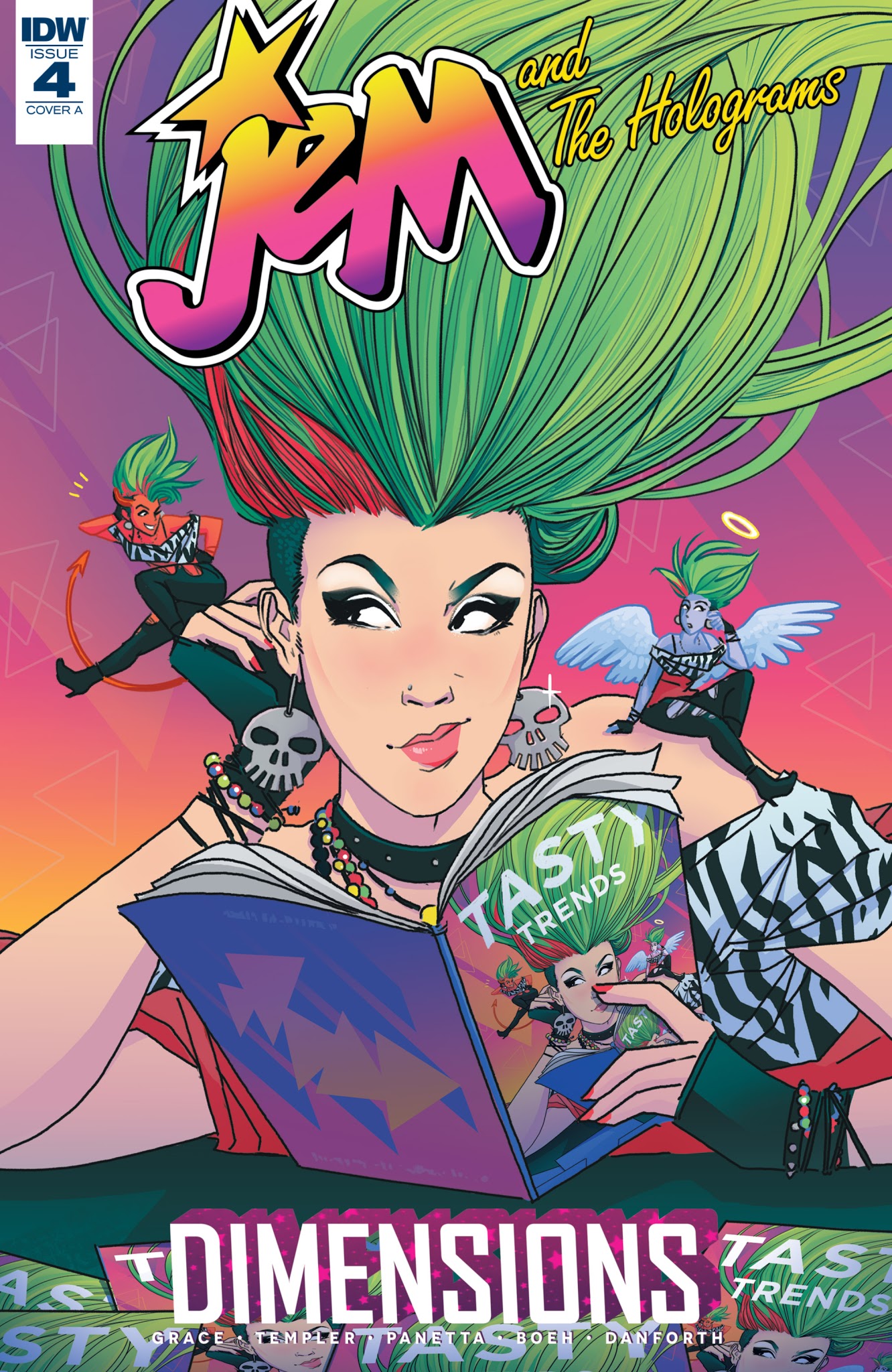 Read online Jem and the Holograms: Dimensions comic -  Issue #4 - 1