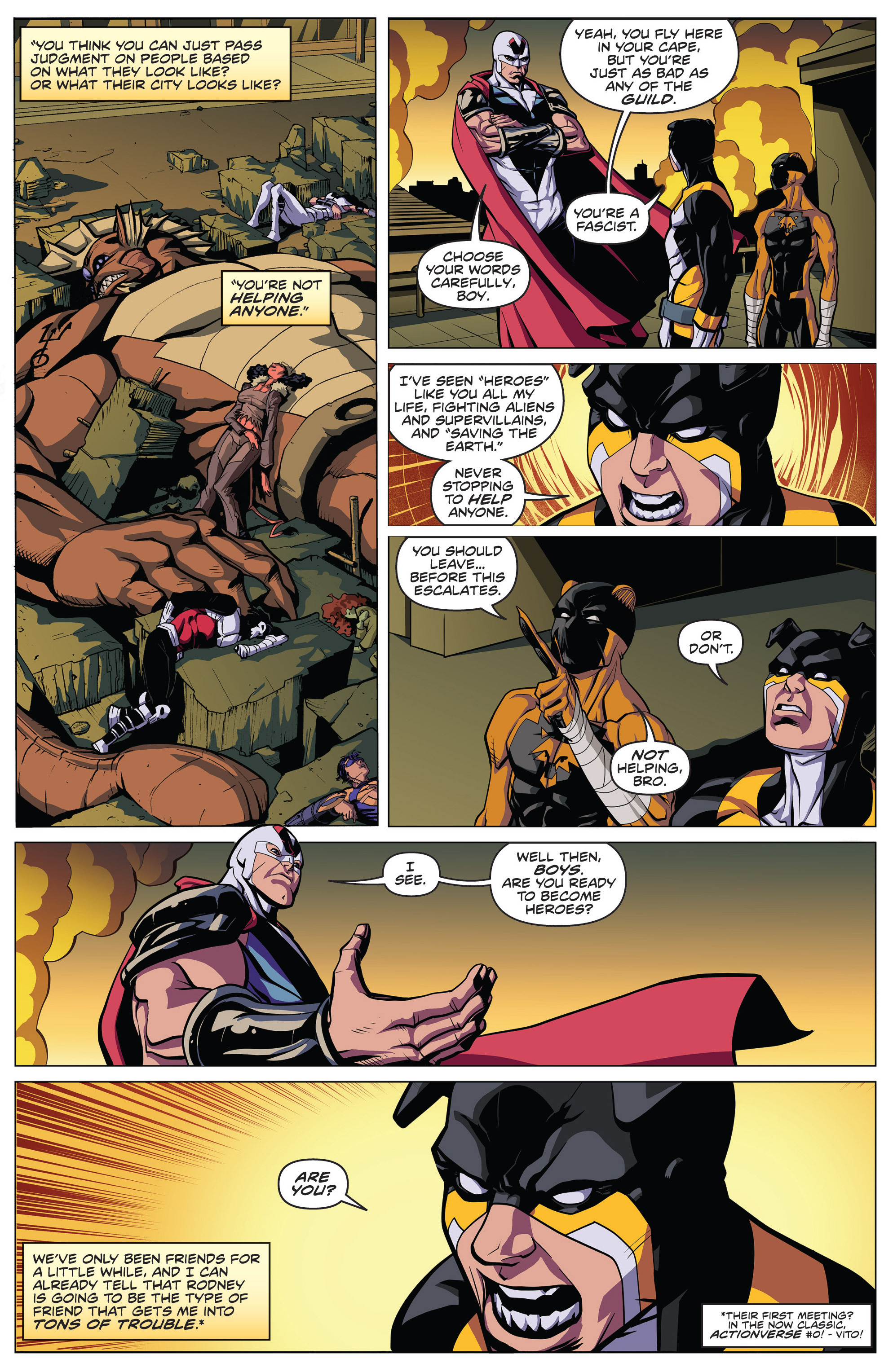 Read online Actionverse comic -  Issue #4 - 5