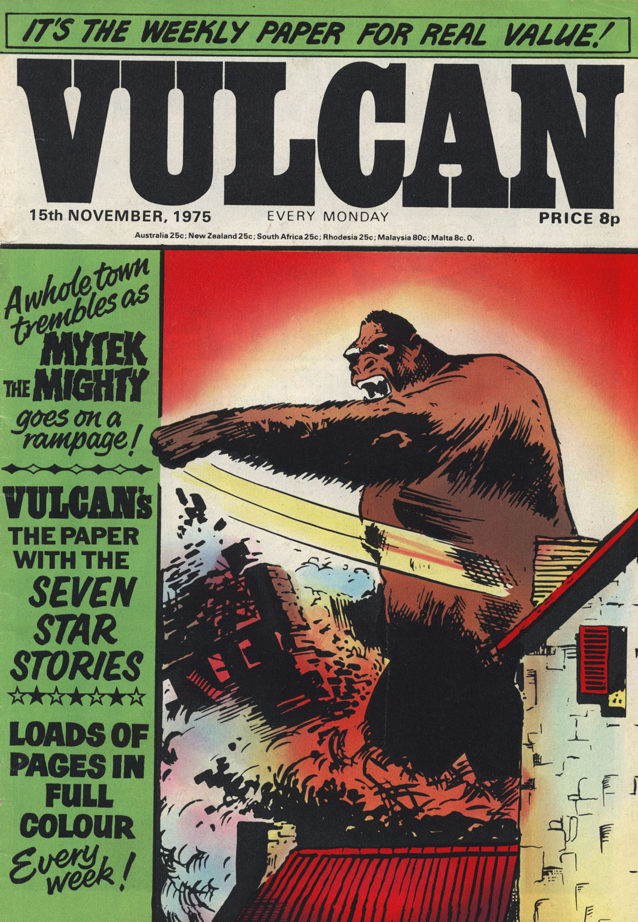 Read online Vulcan comic -  Issue #8 - 1