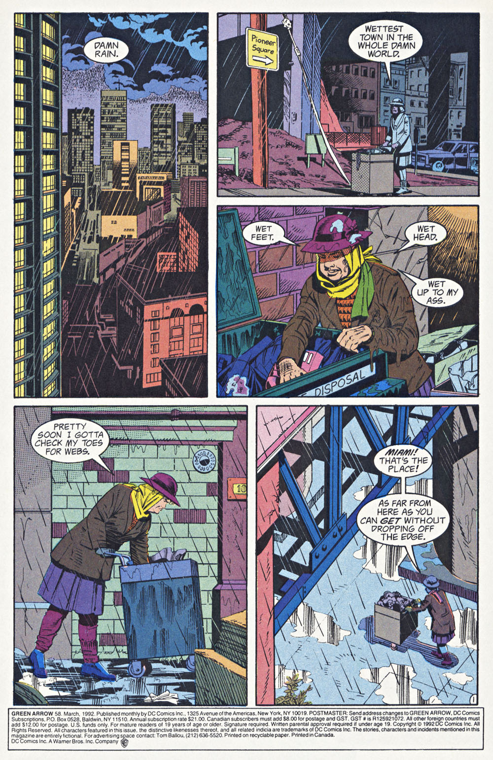 Read online Green Arrow (1988) comic -  Issue #58 - 2