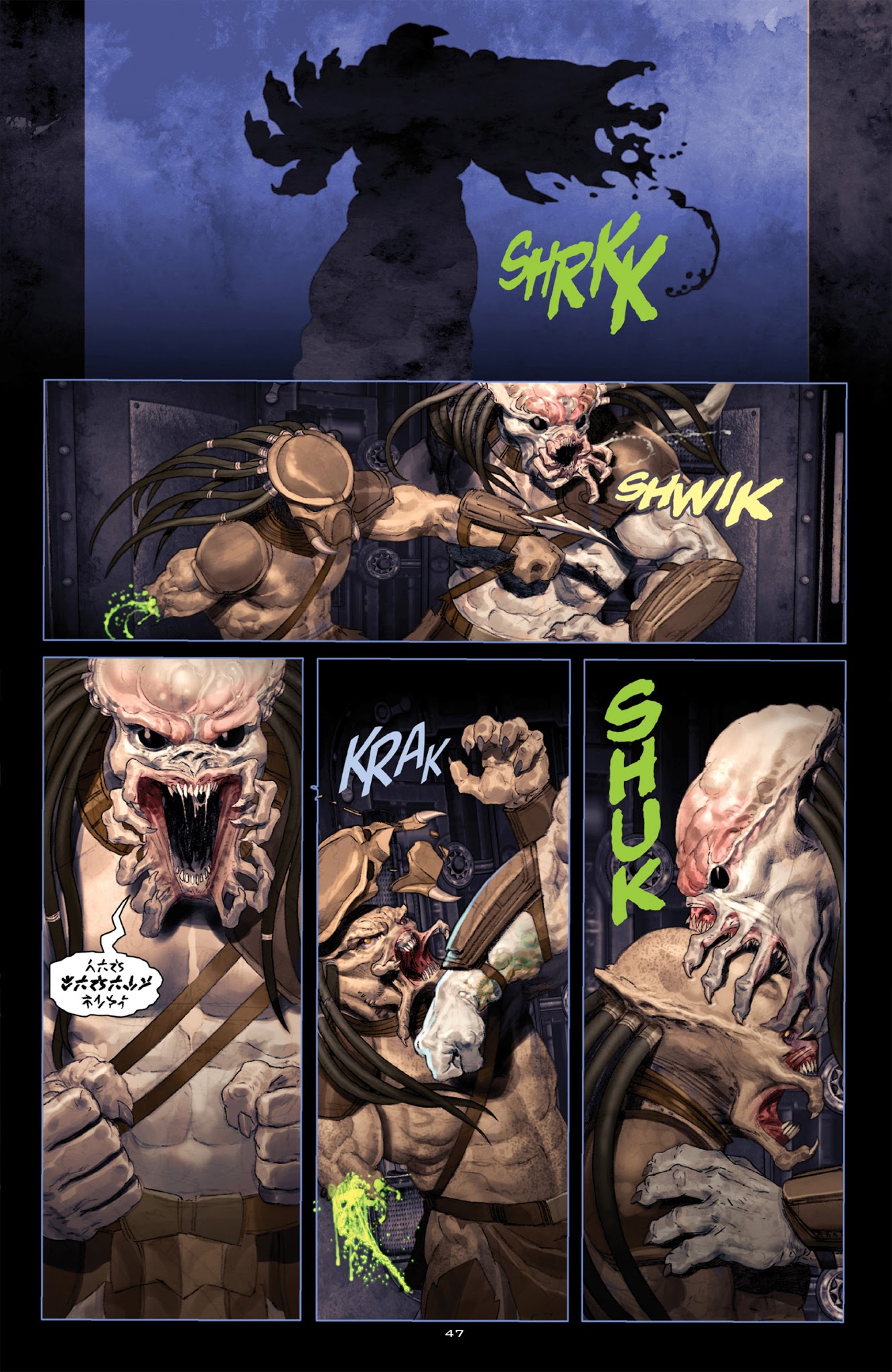 Read online Alien vs. Predator: Fire and Stone comic -  Issue # _TPB - 49