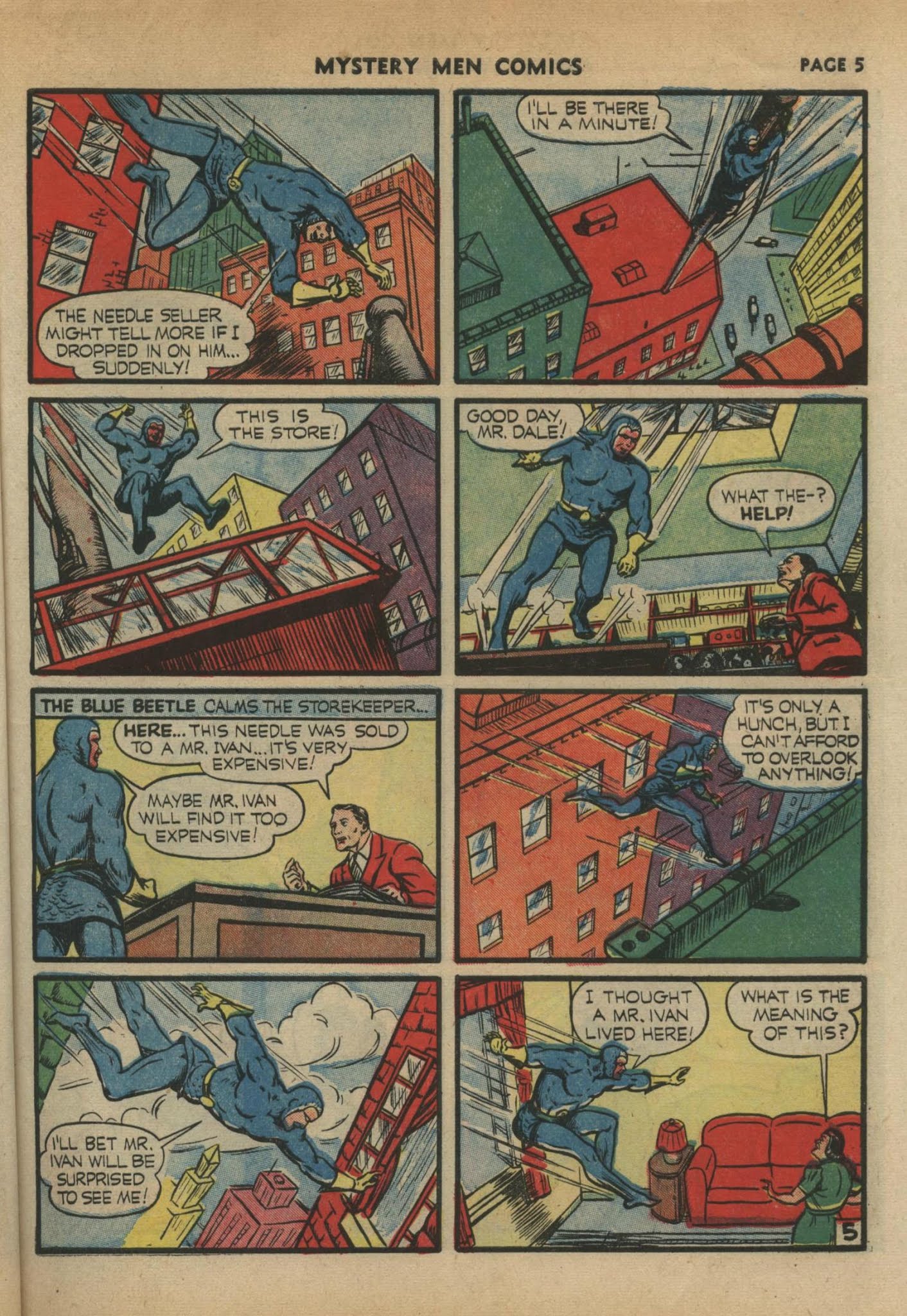 Read online Mystery Men Comics comic -  Issue #18 - 7