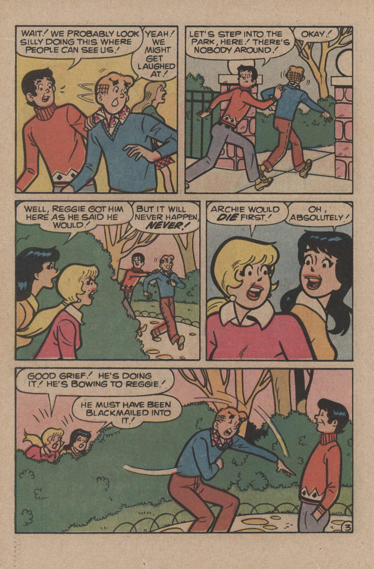 Read online Reggie and Me (1966) comic -  Issue #96 - 22