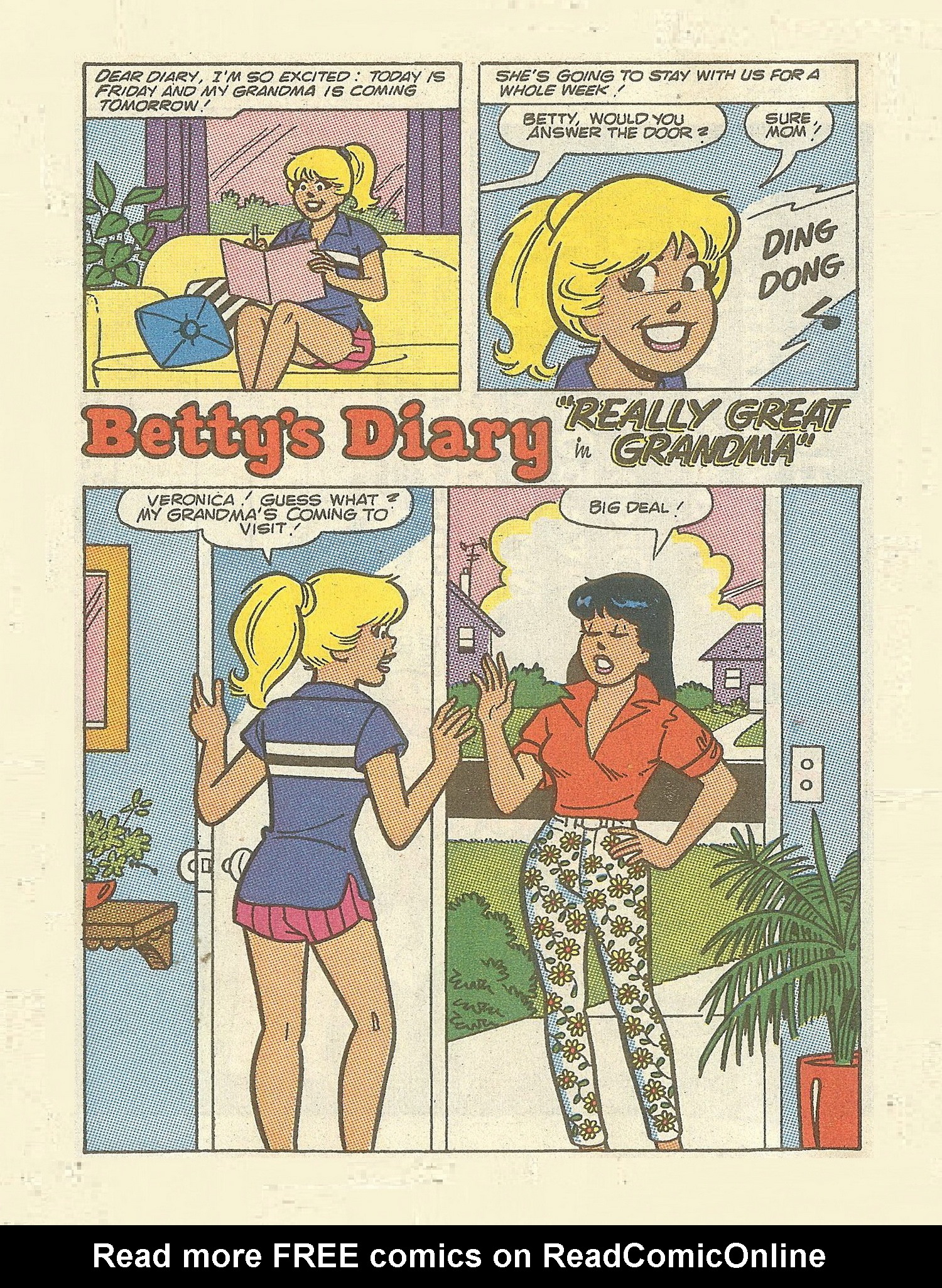 Read online Betty and Veronica Digest Magazine comic -  Issue #55 - 106