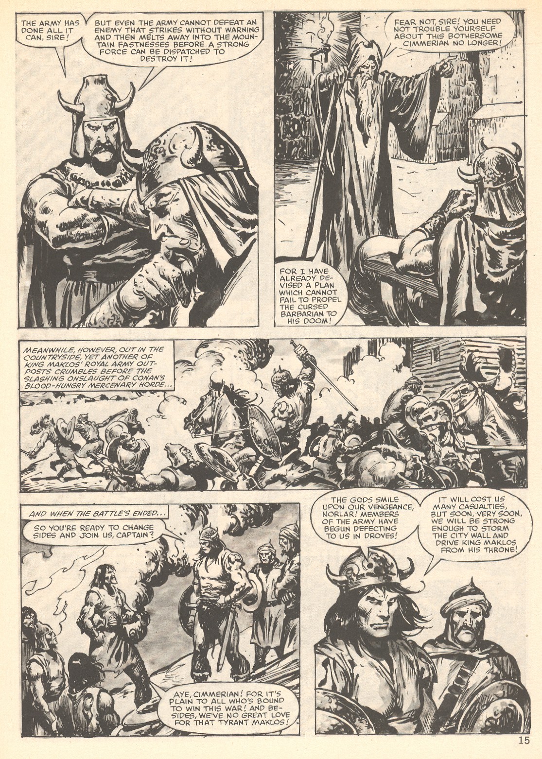 Read Online The Savage Sword Of Conan Comic Issue 78 - 